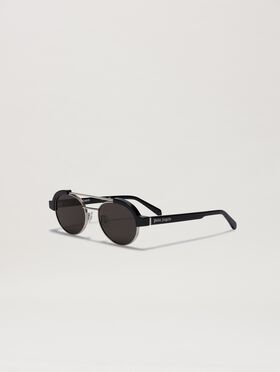 PALM ANGELS  Artesia sunglasses BLACK GUN DARK GREY PERI10CS25PLA001