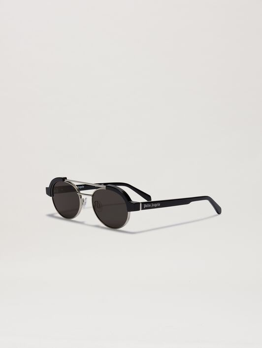 PALM ANGELS  Artesia sunglasses BLACK GUN DARK GREY PERI10CS25PLA001