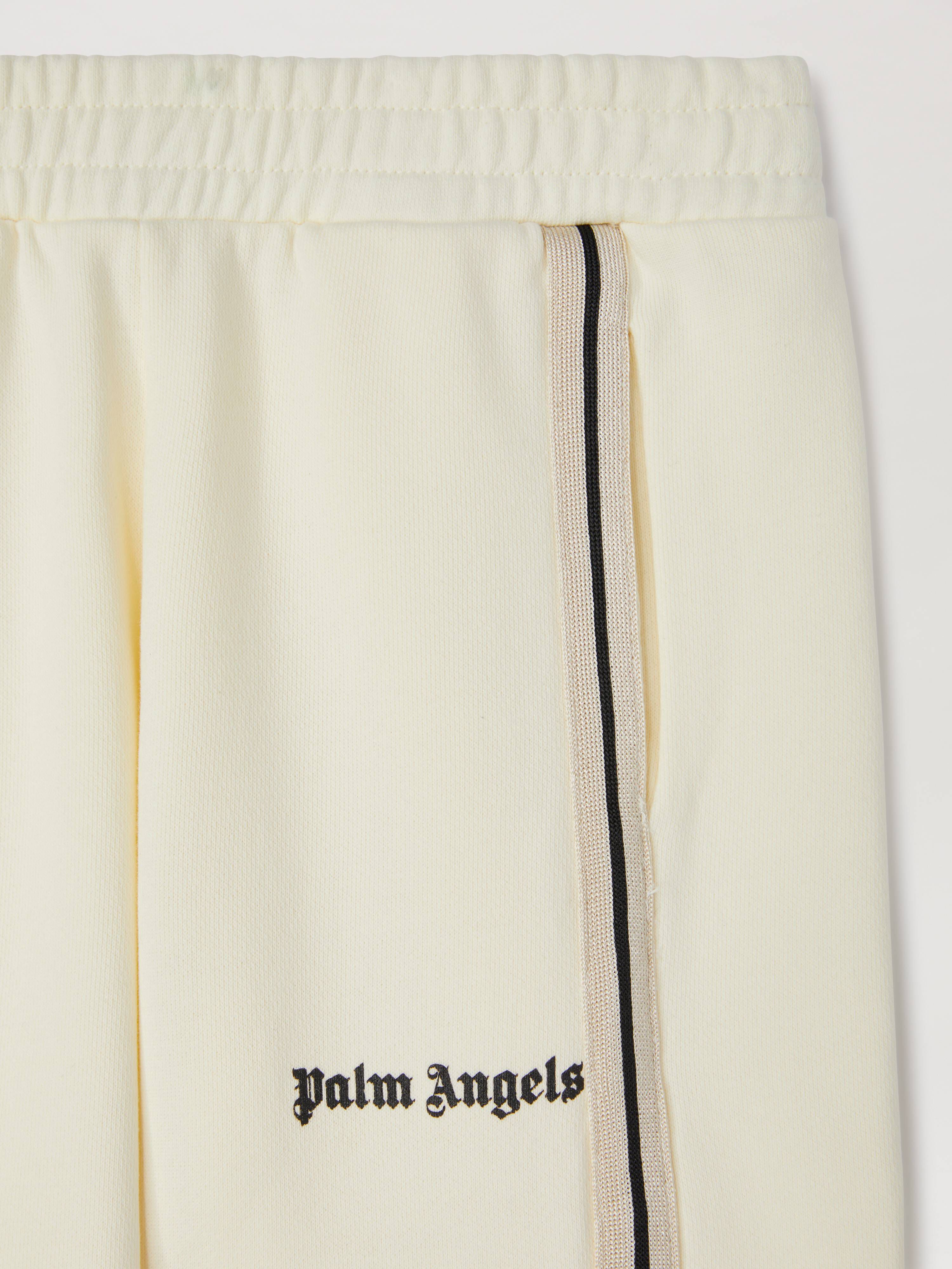 PALM ANGELS  Iconic Tape track pants BUTTER BLACK PBCH012S25FLE001