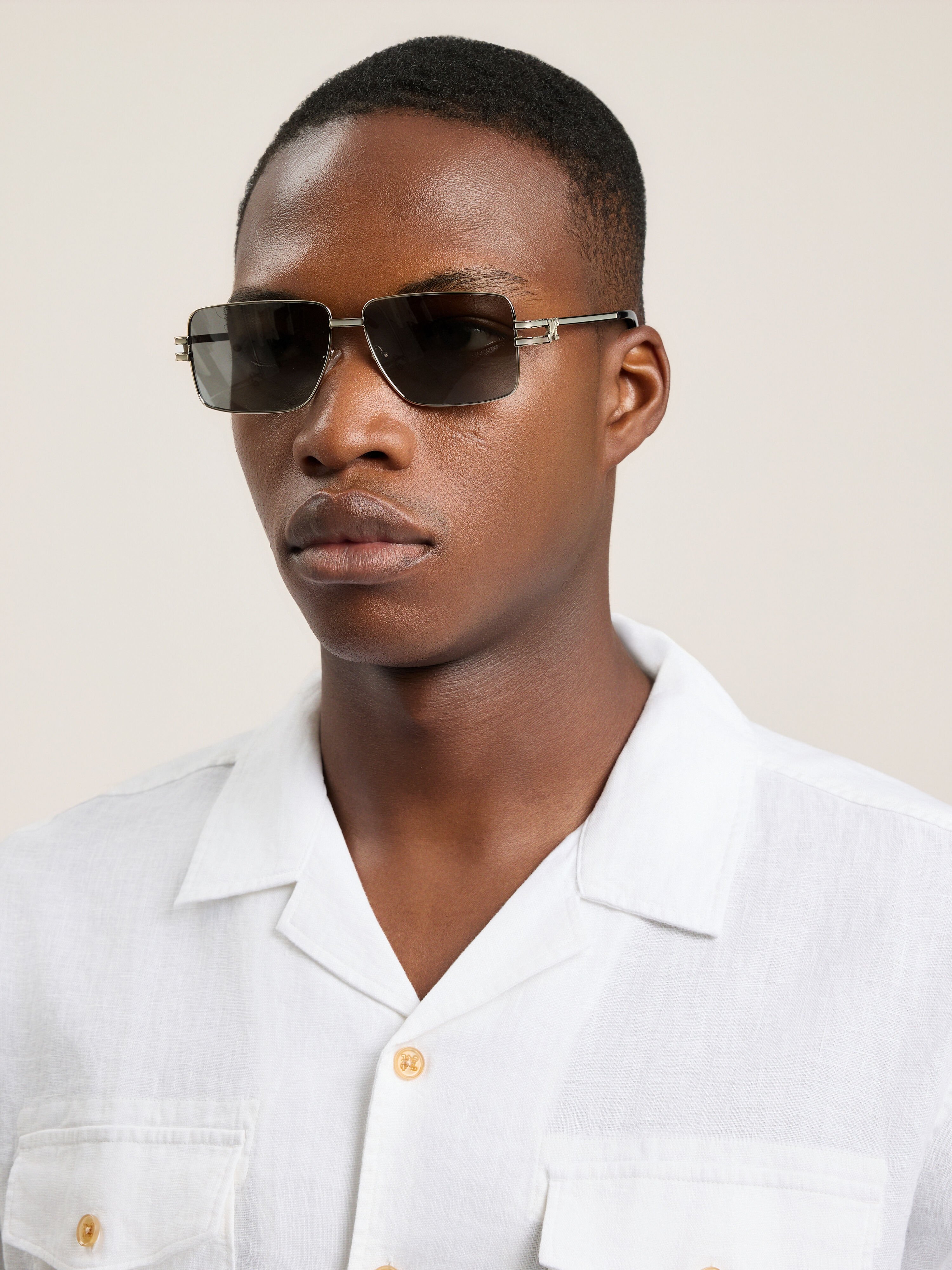 Imperial Sunglasses PALM ANGELS Imperial Sunglasses SHINY SILVER PA2003727259