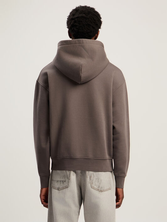 PALM ANGELS Bear In Mind Hoodie DARK GREY - BROWN PMBB17DF25FLE004
