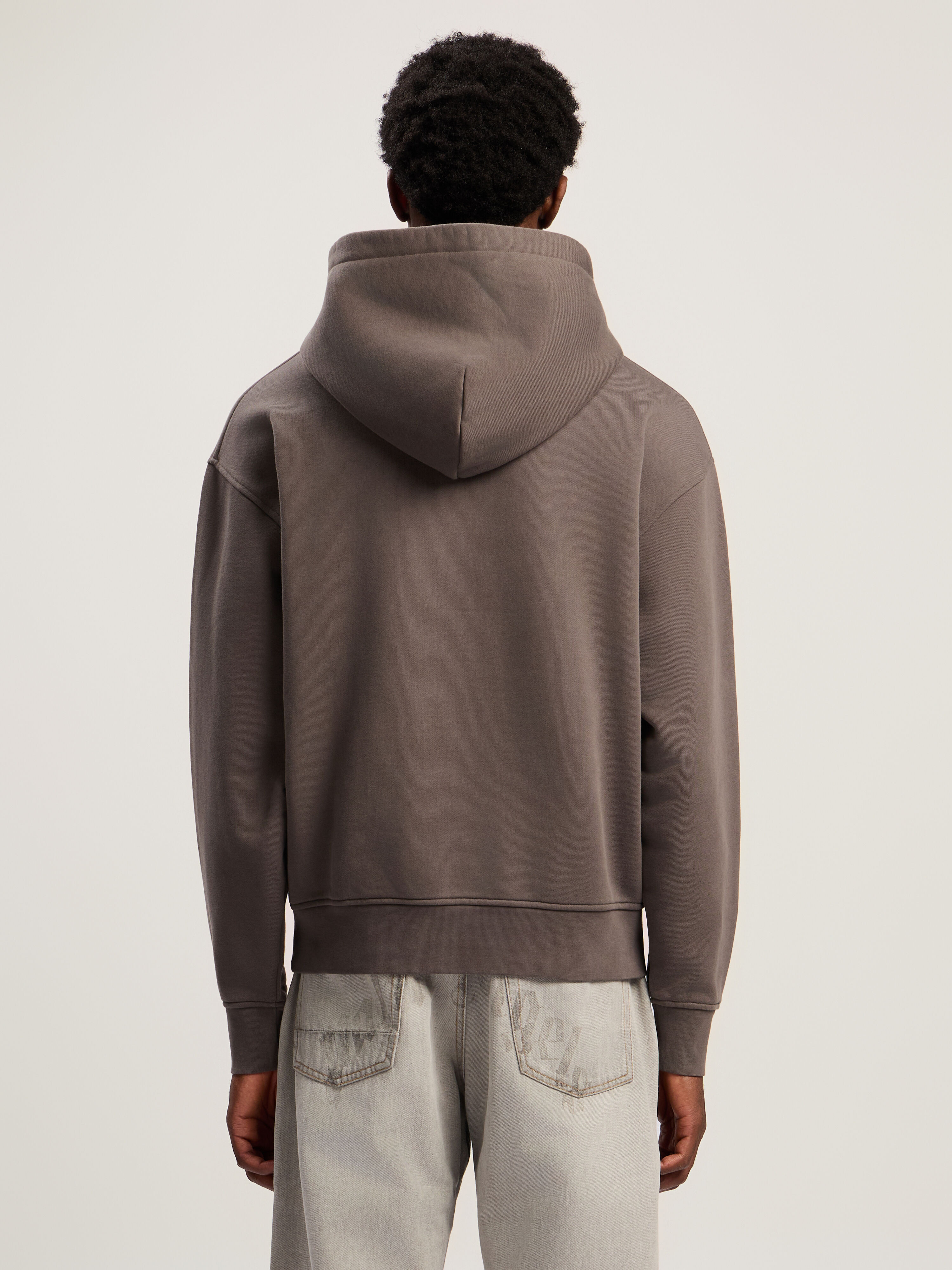 PALM ANGELS Bear In Mind Hoodie DARK GREY - BROWN PMBB17DF25FLE004