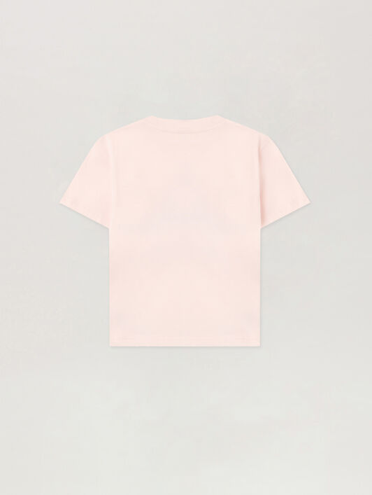 PALM ANGELS Spray Bear T-Shirt ROSA/PINK PGAA002S26JER007