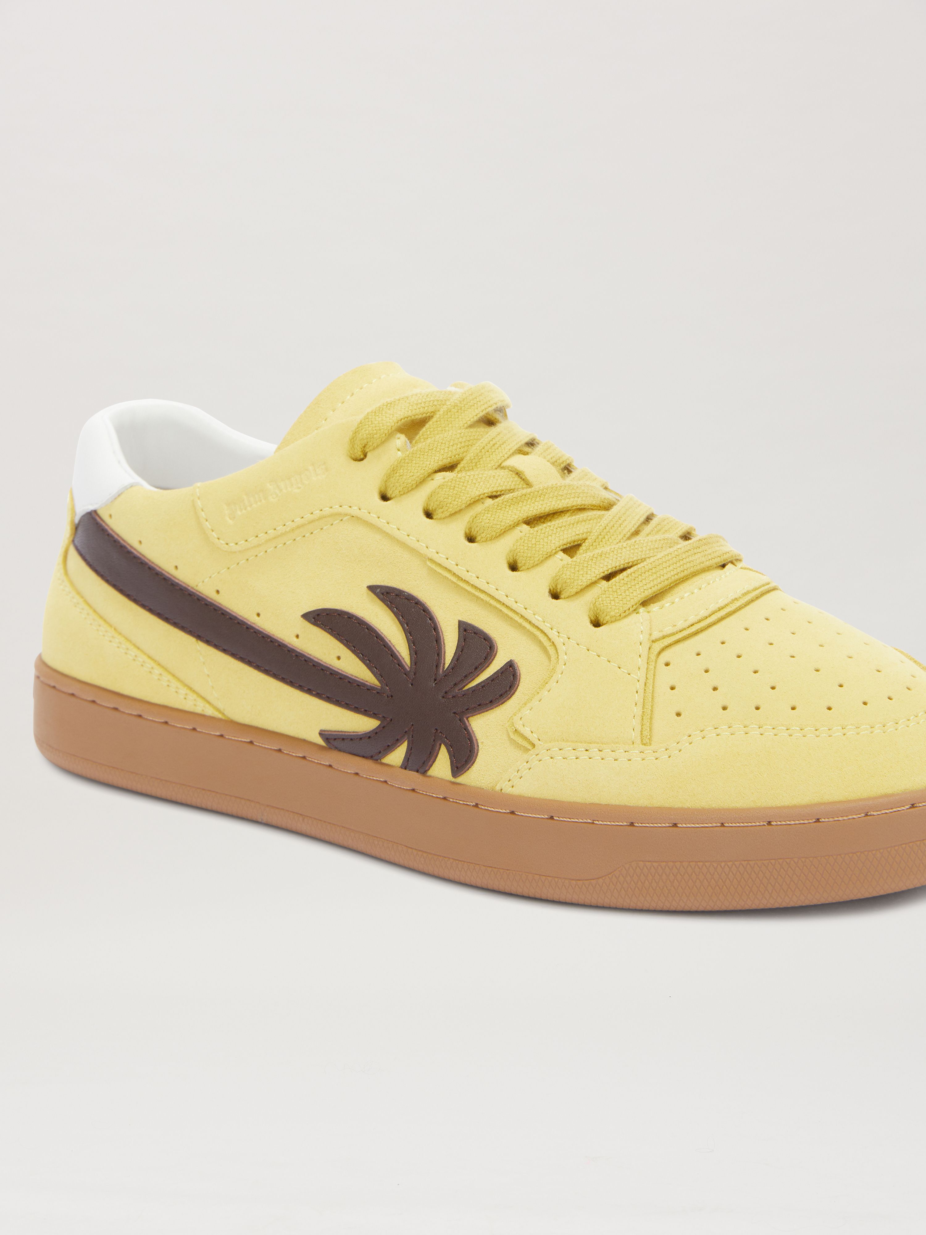 PALM ANGELS  New Palm 1 Sneakers OCHER YELLOW - BROWN PMIA099S25LEA002