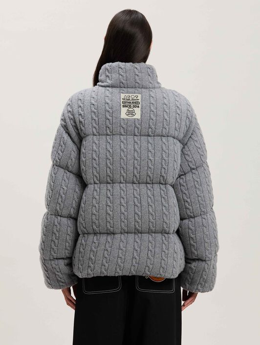 PALM ANGELS  Austru down jacket Moncler x Palm Angels GREY - WHITE PMEJ007T25KNI001