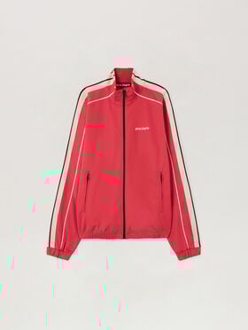 PALM ANGELS Classic Logo Vintage Track Jacket RED OFF WHITE PMBD08NS26FAB001
