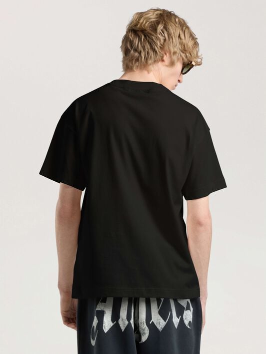 Palm Hills Regular T-Shirt PALM ANGELS Palm Hills Regular T-Shirt BLACK - OFF WHITE PAMAA01W26JR18