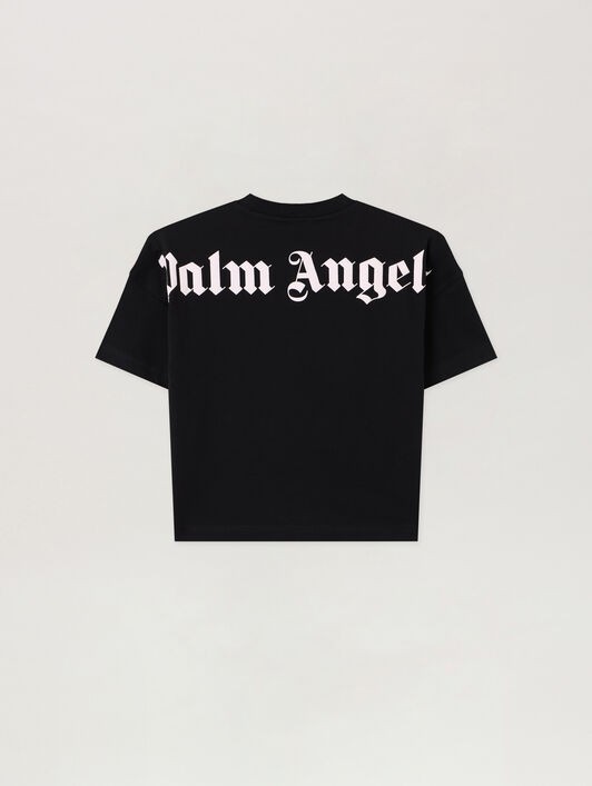 PALM ANGELS Overlogo Over T-Shirt NERO/BLACK PGAA001S26JER001