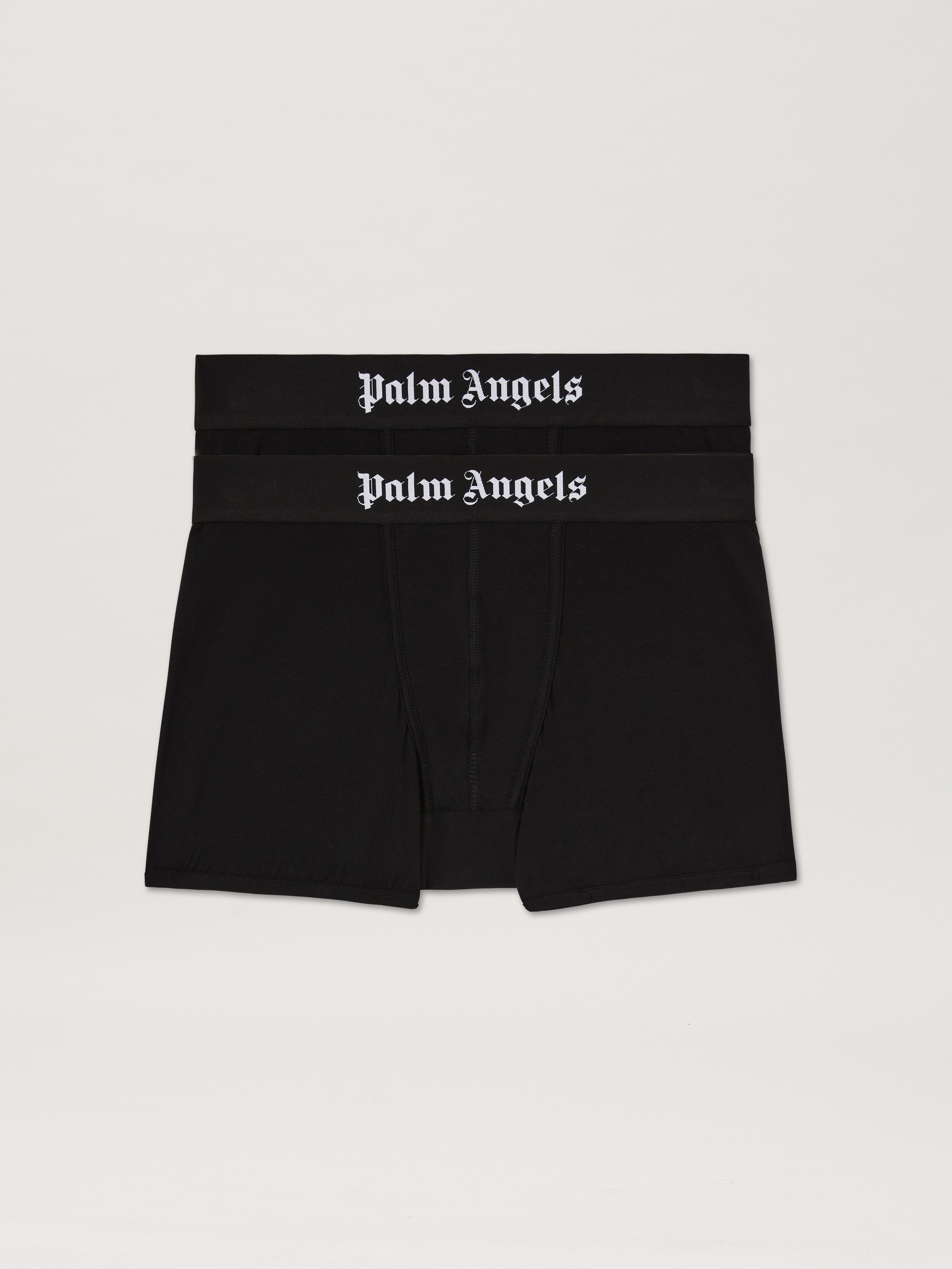PALM ANGELS  Logo band blpack boxer BLACK - BLACK PMUH003S25FAB001