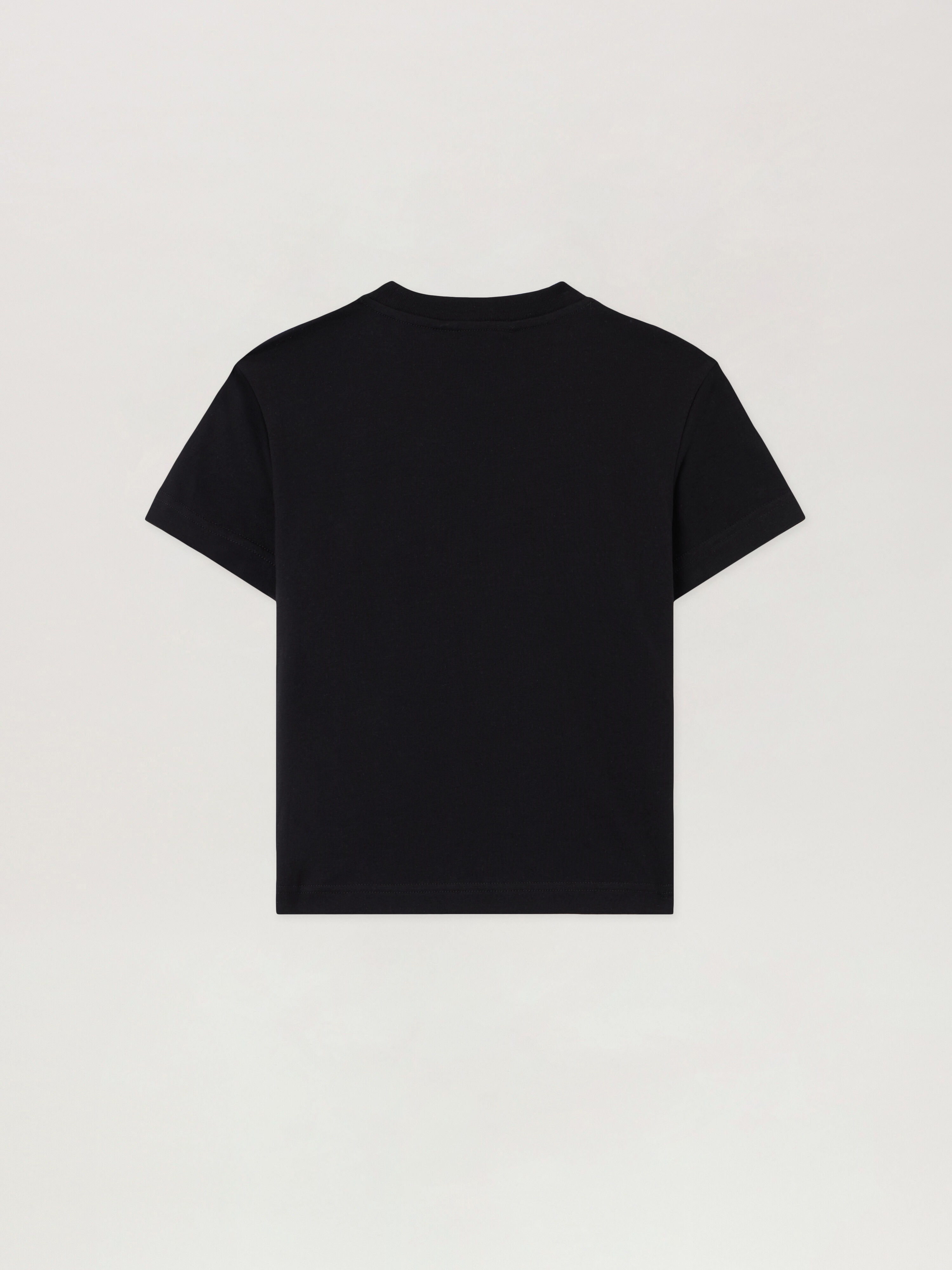 PALM ANGELS Palm Stamp. T-Shirt NERO/BLACK PBAA003S26JER003