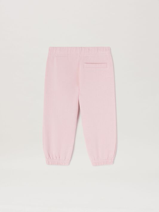PALM ANGELS  The Palm sweatpants LIGHT PINK OFFWHITE PGXD002S25FLE004