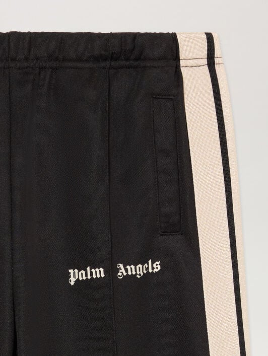 PALM ANGELS Wide Leg Track Pant NERO/BLACK PGCJ006S26FAB001