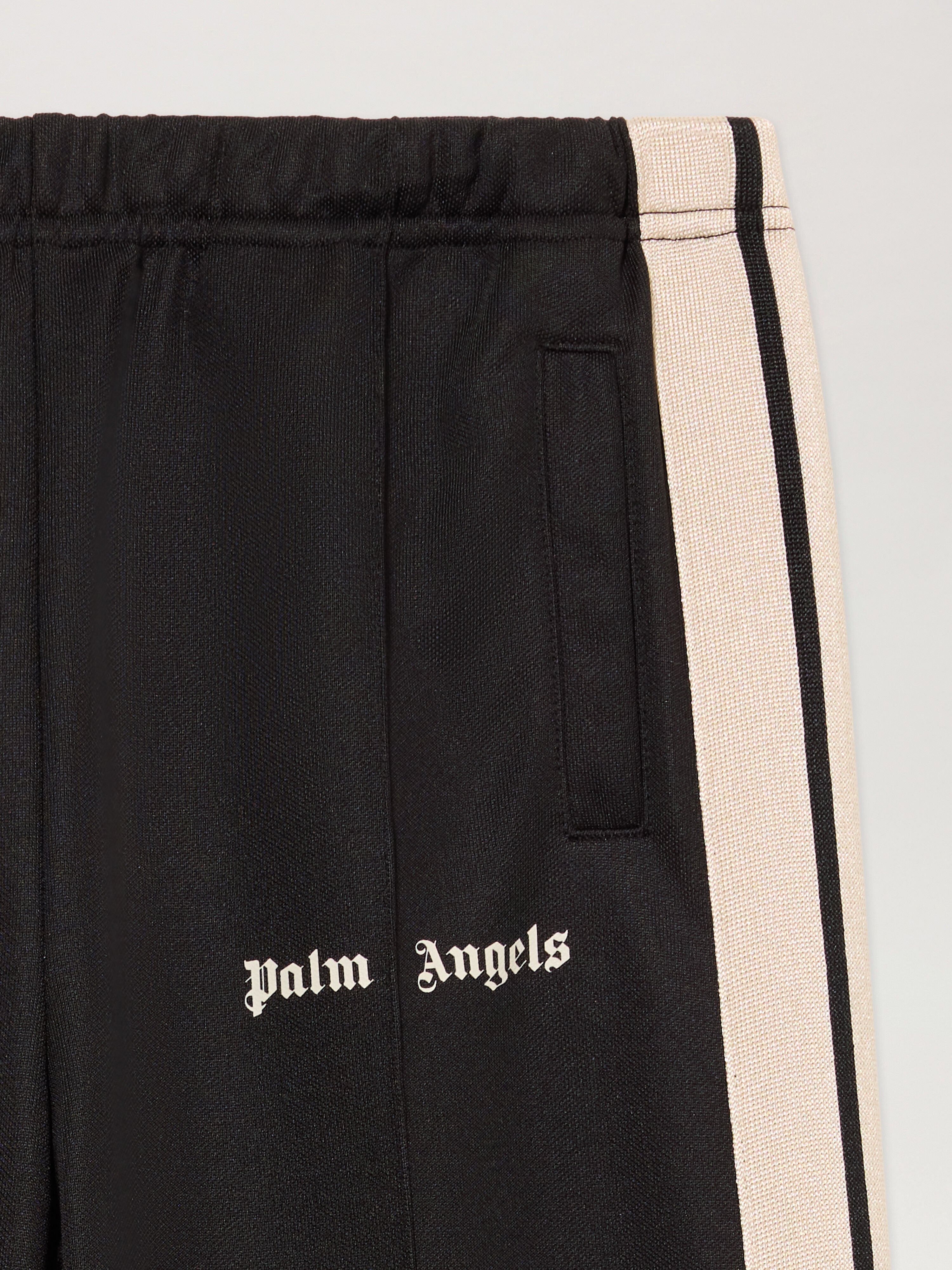 PALM ANGELS Wide Leg Track Pant NERO/BLACK PGCJ006S26FAB001