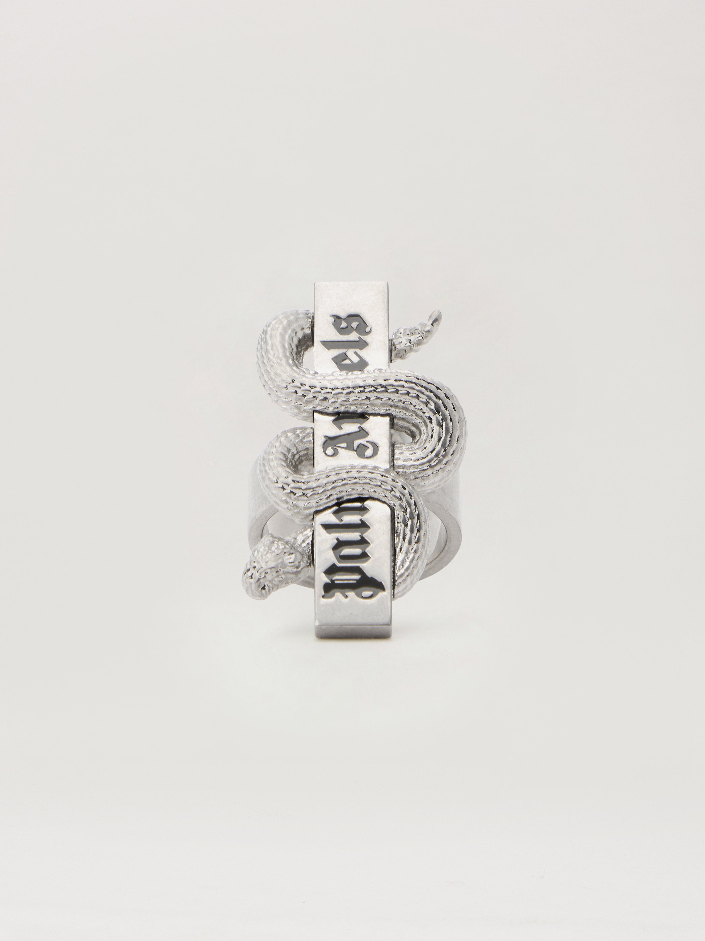 Palm Angels Snake Box Logo Ring