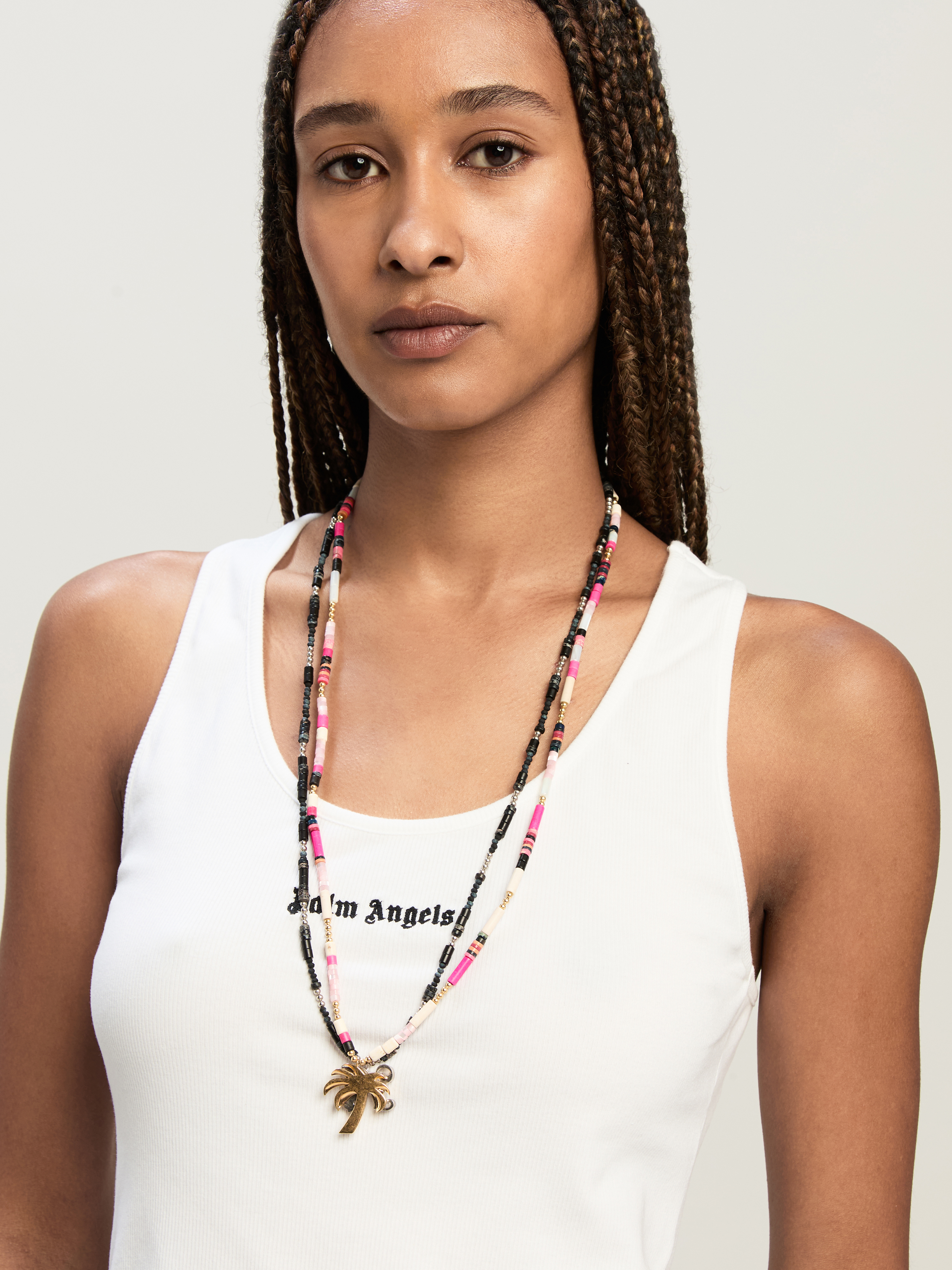 Palm Angels Classic Logo Rib Tank
