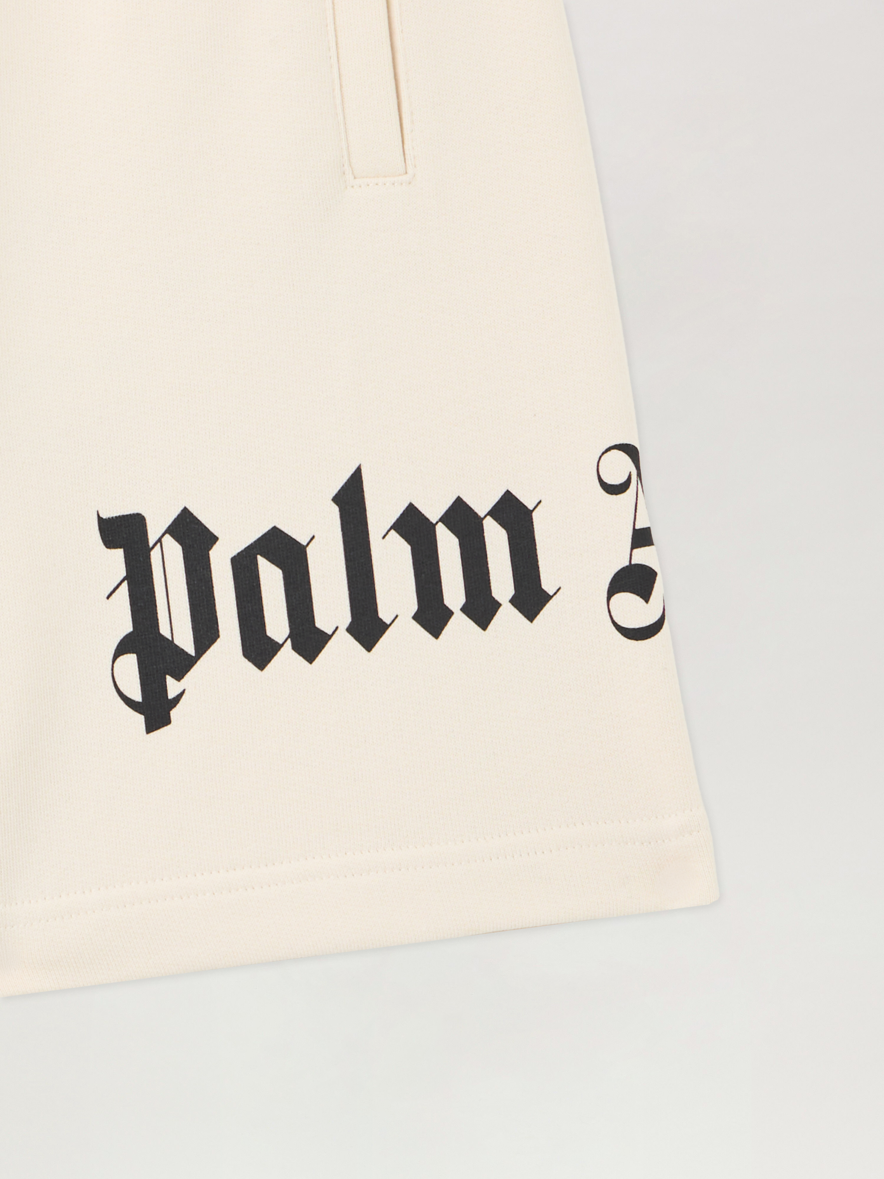  Palm Angels Overlogo Sweatshorts Kids  Off White 