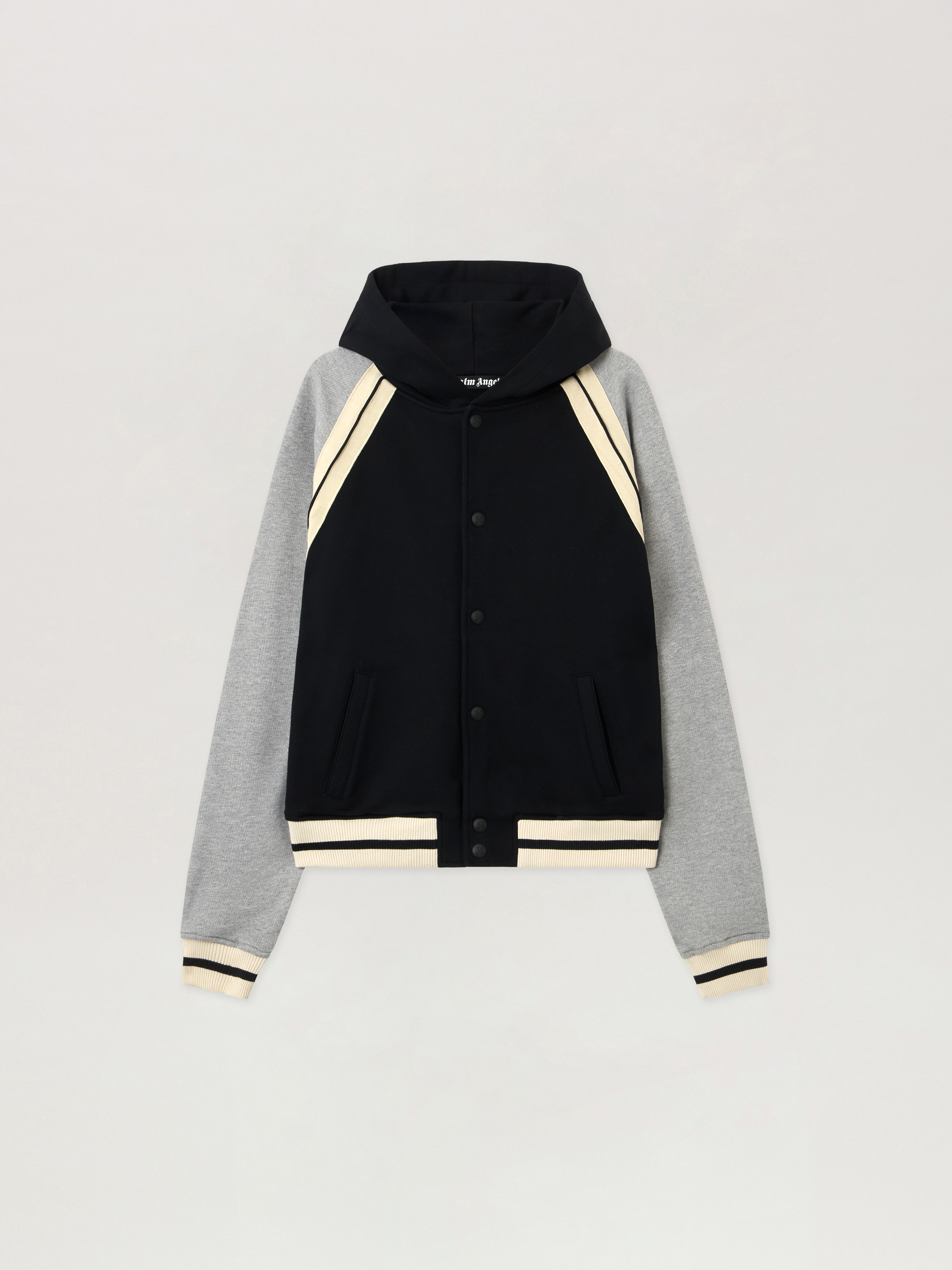 Palm Angels Curved Logo Varsity Jacket