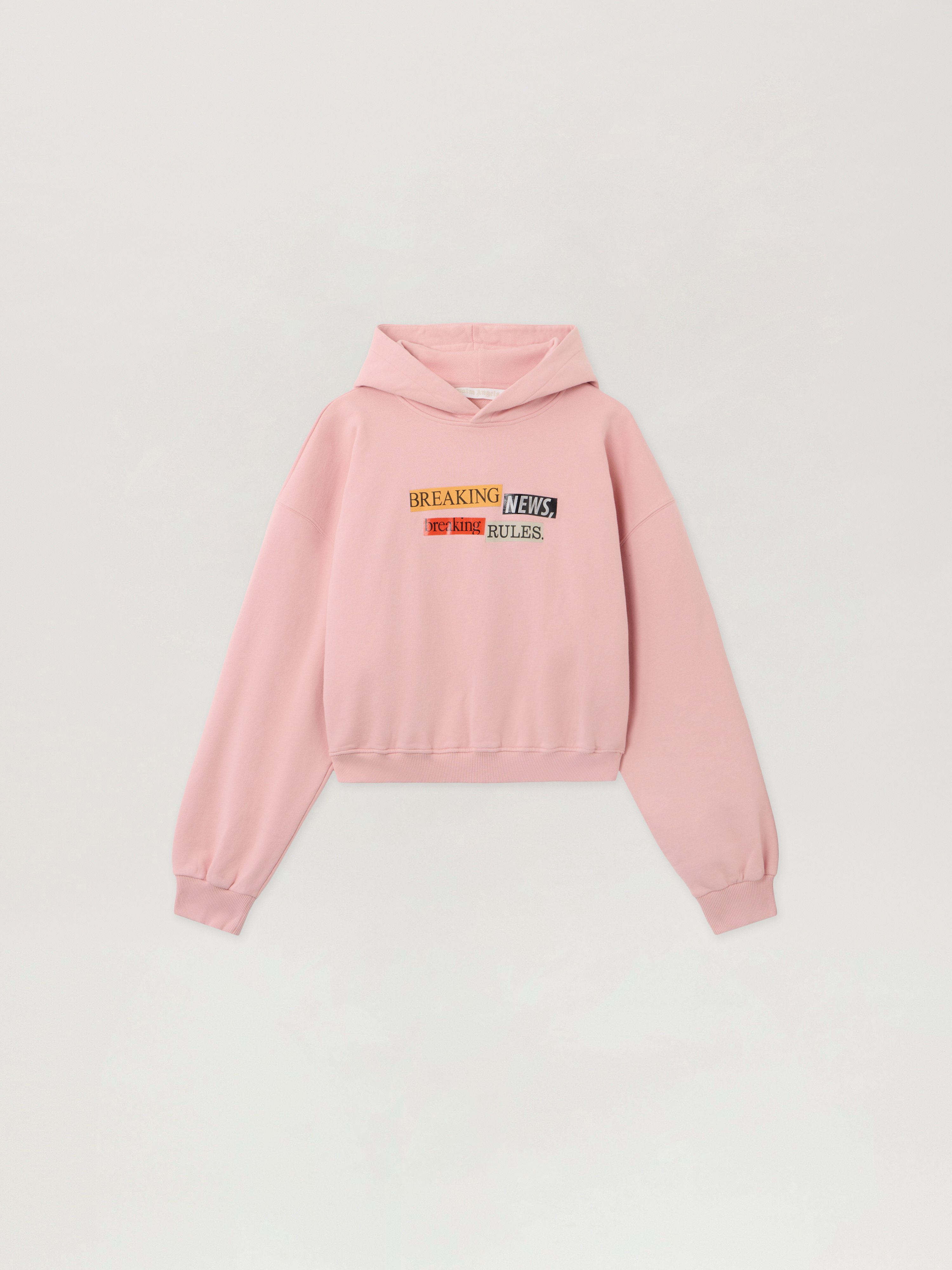 Palm Angels PaXLaTimes Quote Crop Hoodie