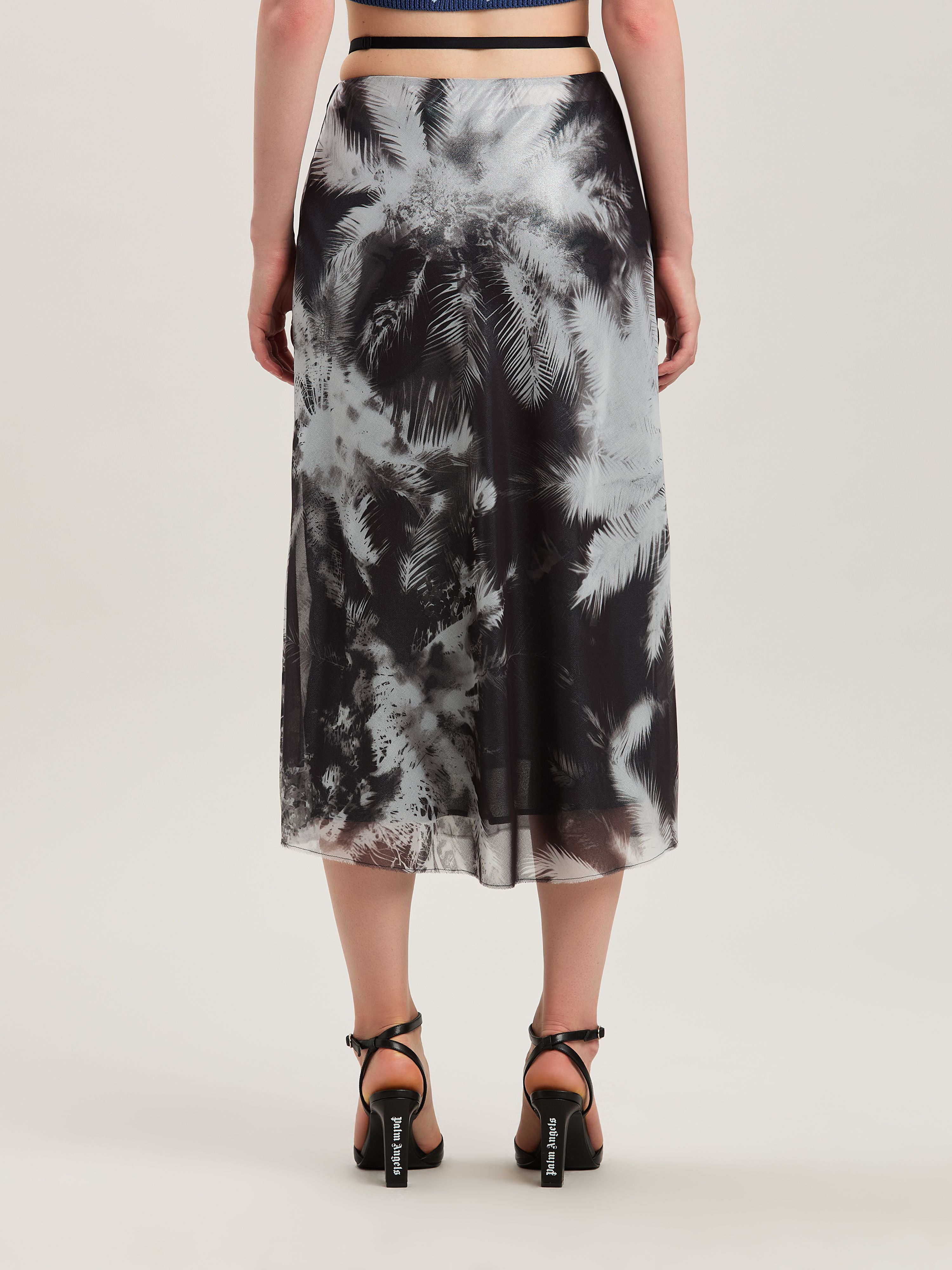 Palm Angels Blueprint Palms Skirt