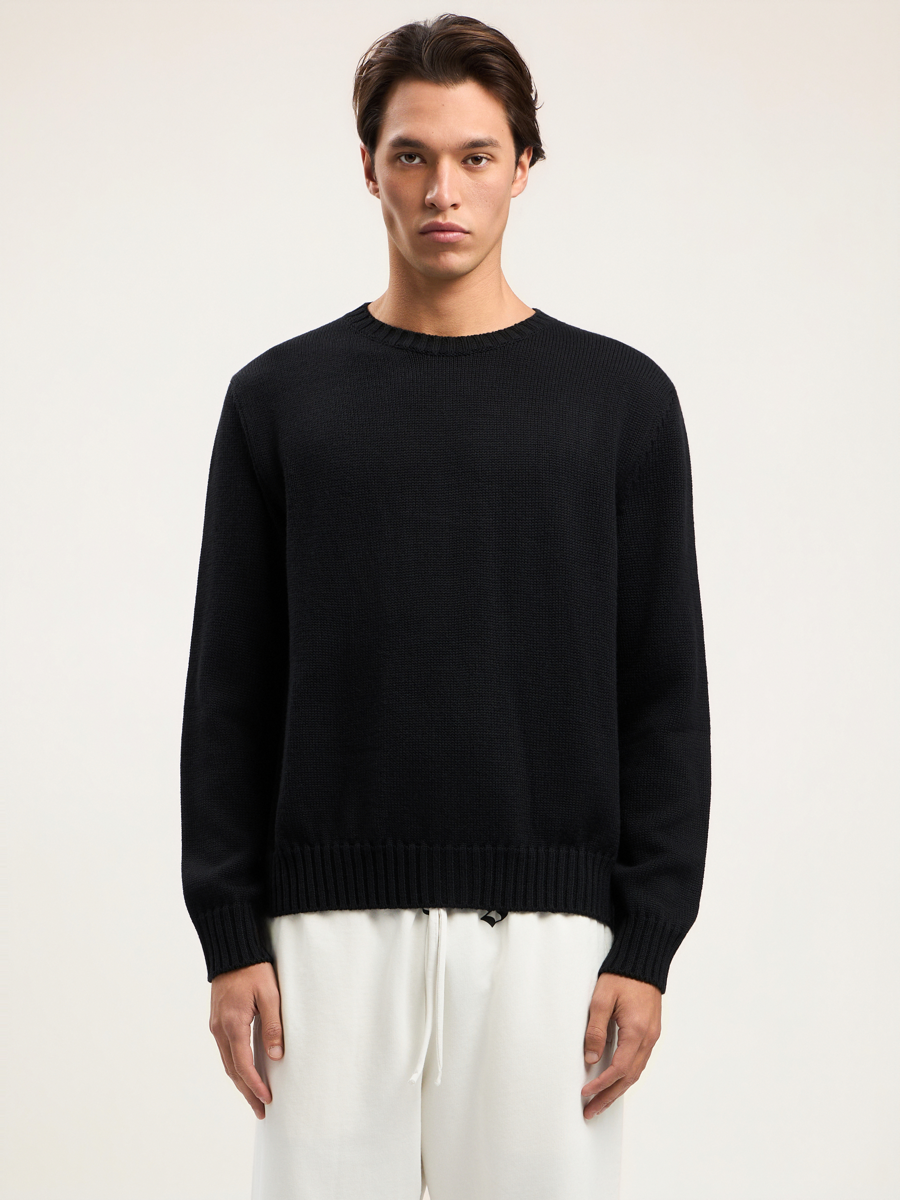 Palm Angels Back Curved Logo Sweater In Multi