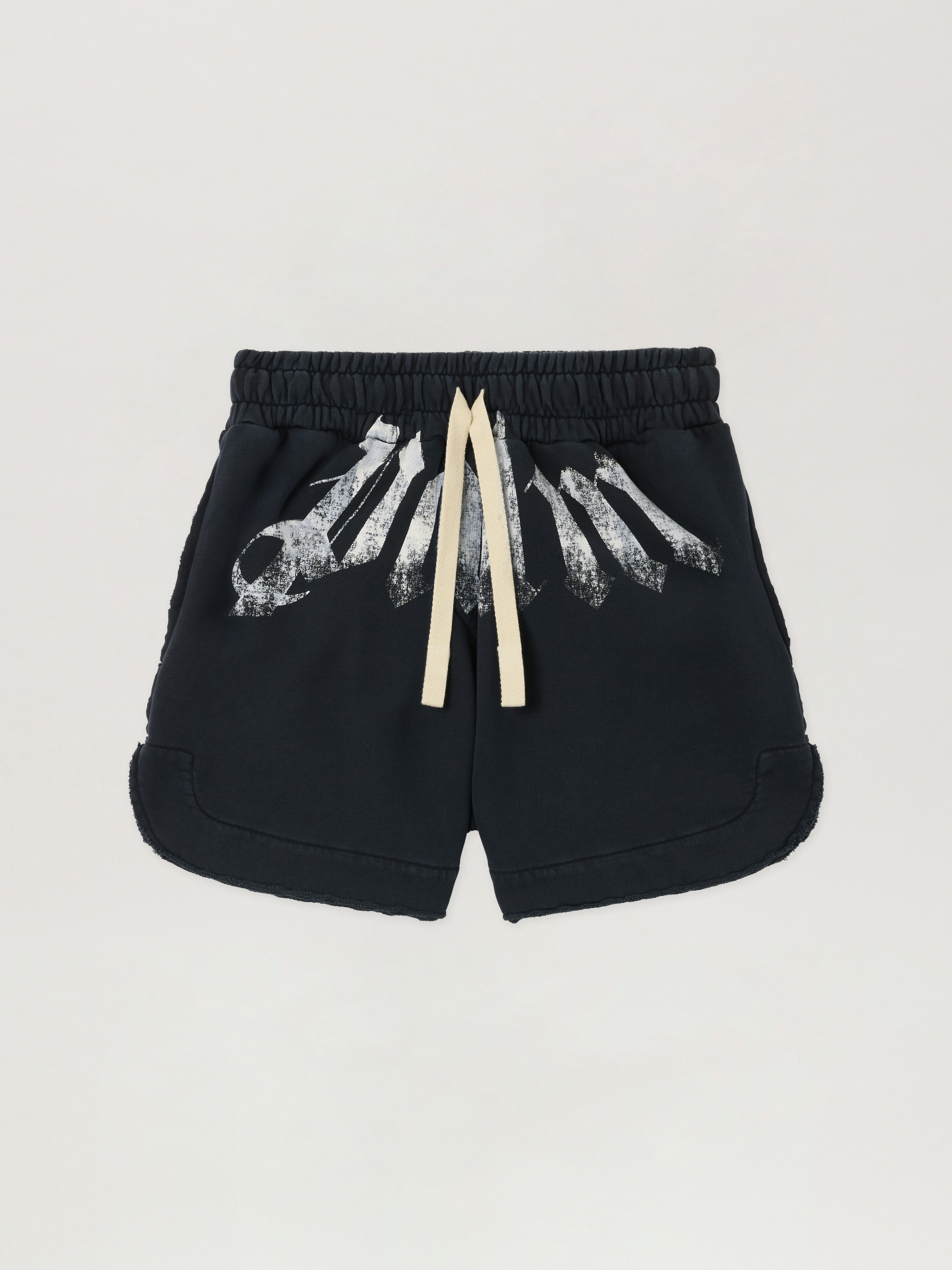 Palm Angels Big Waist Logo Sweatshorts In Black