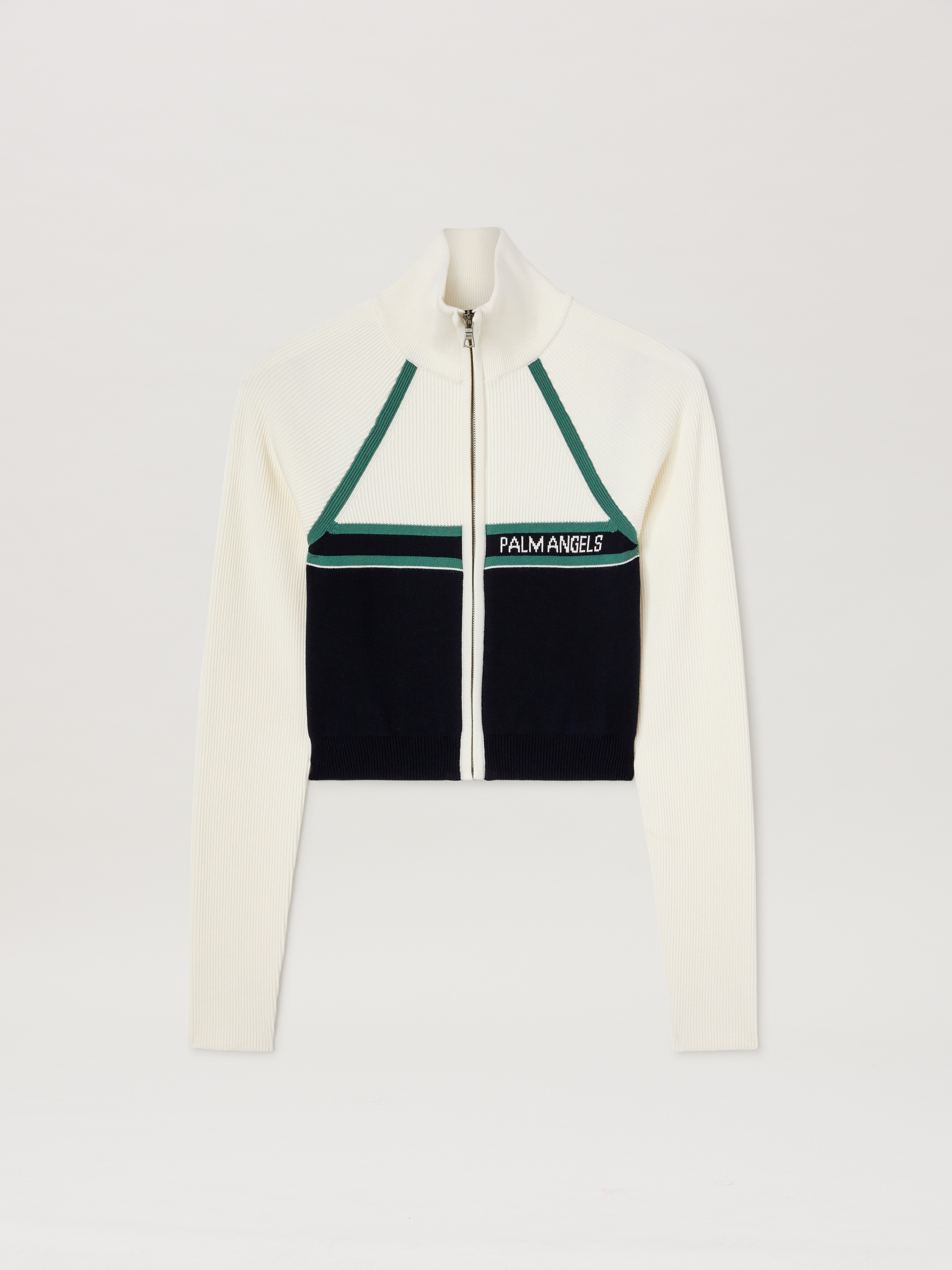Palm Angels Long Sleeve Cropped Jacket
