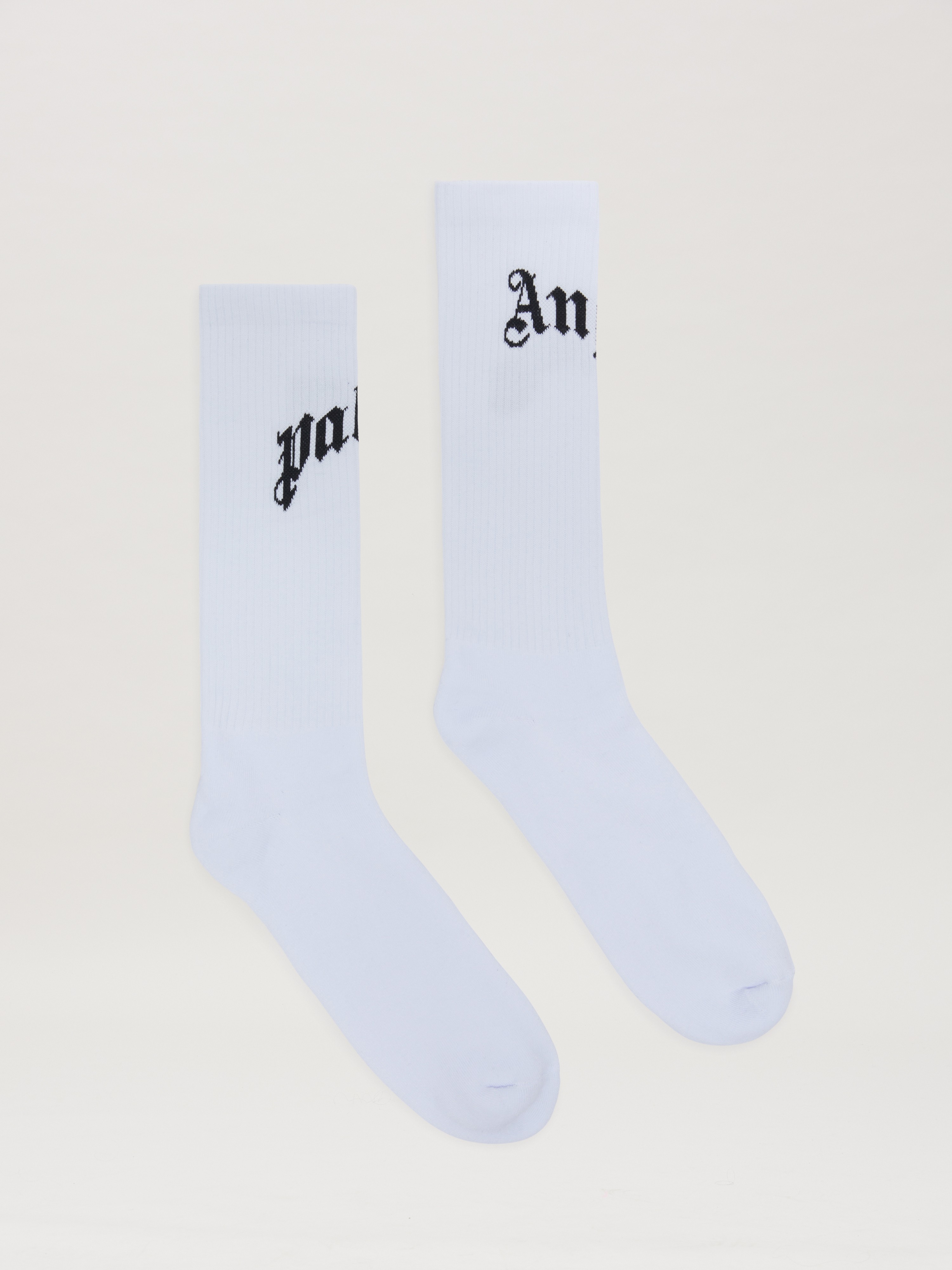 Palm Angels Curved Logo High Socks