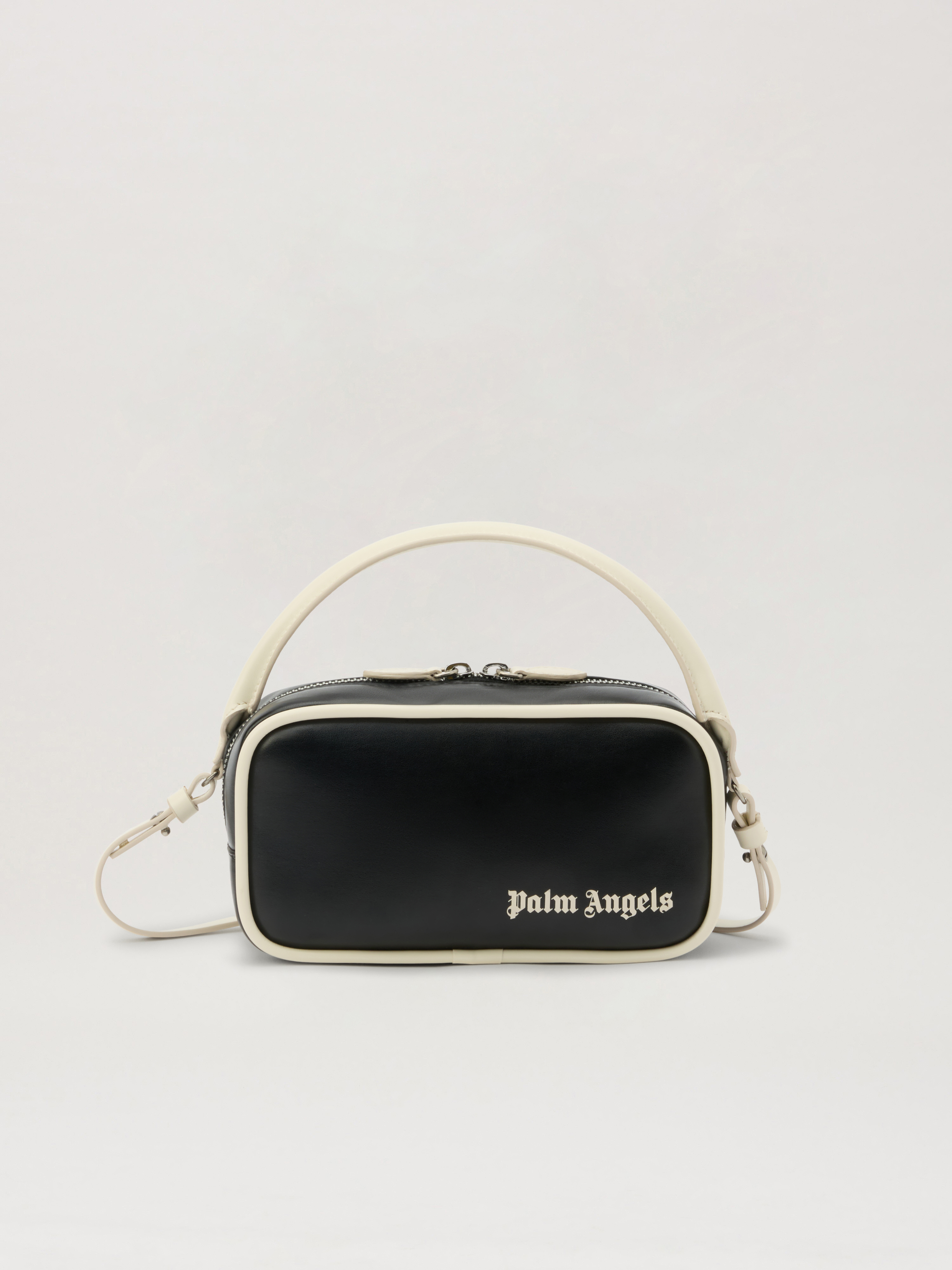 Classic Logo Crossbody Bag in BLACK OFF WHITE for Women | Palm Angels®