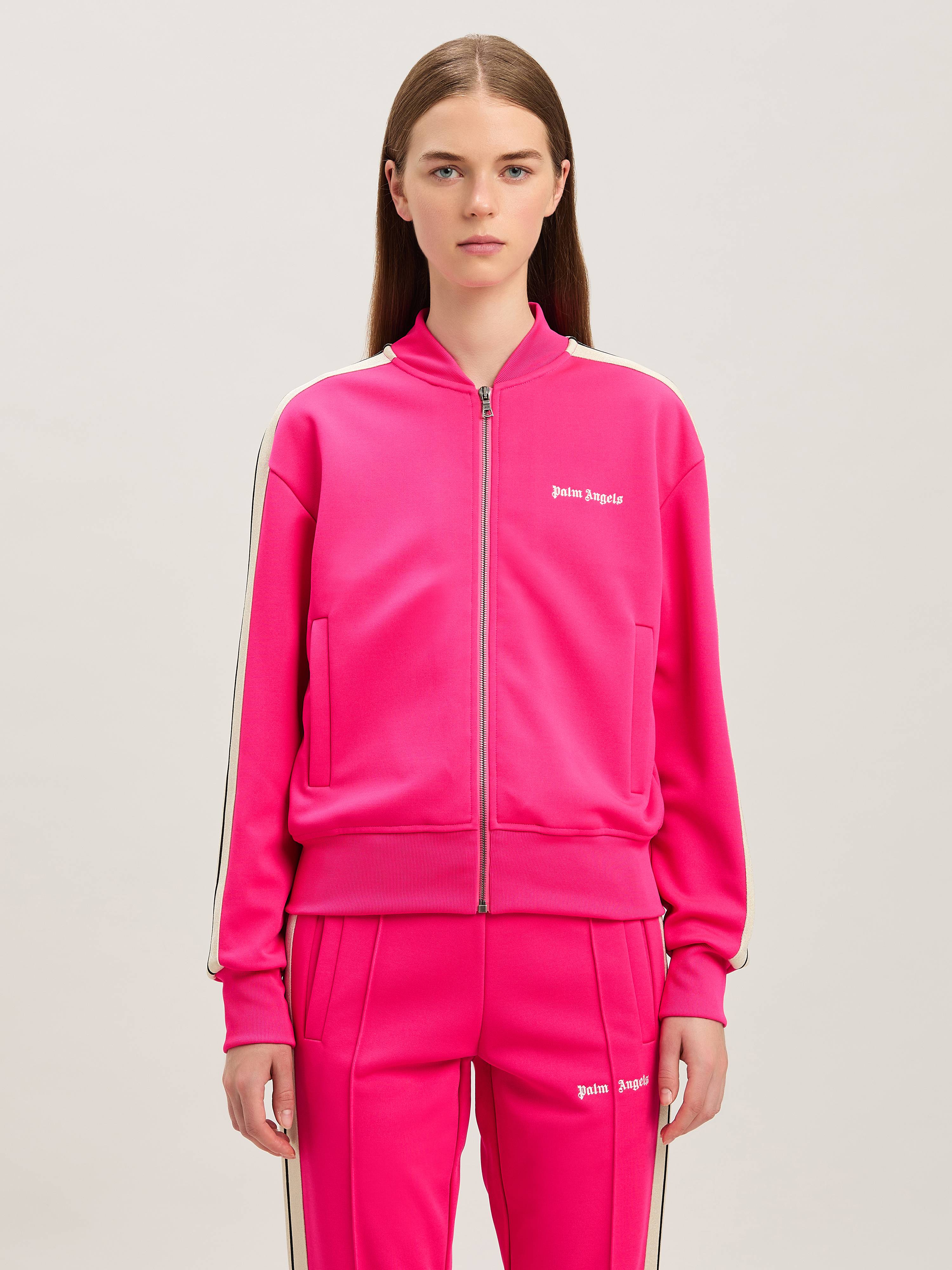 Palm Angels Logo Embroidered Track Jacket