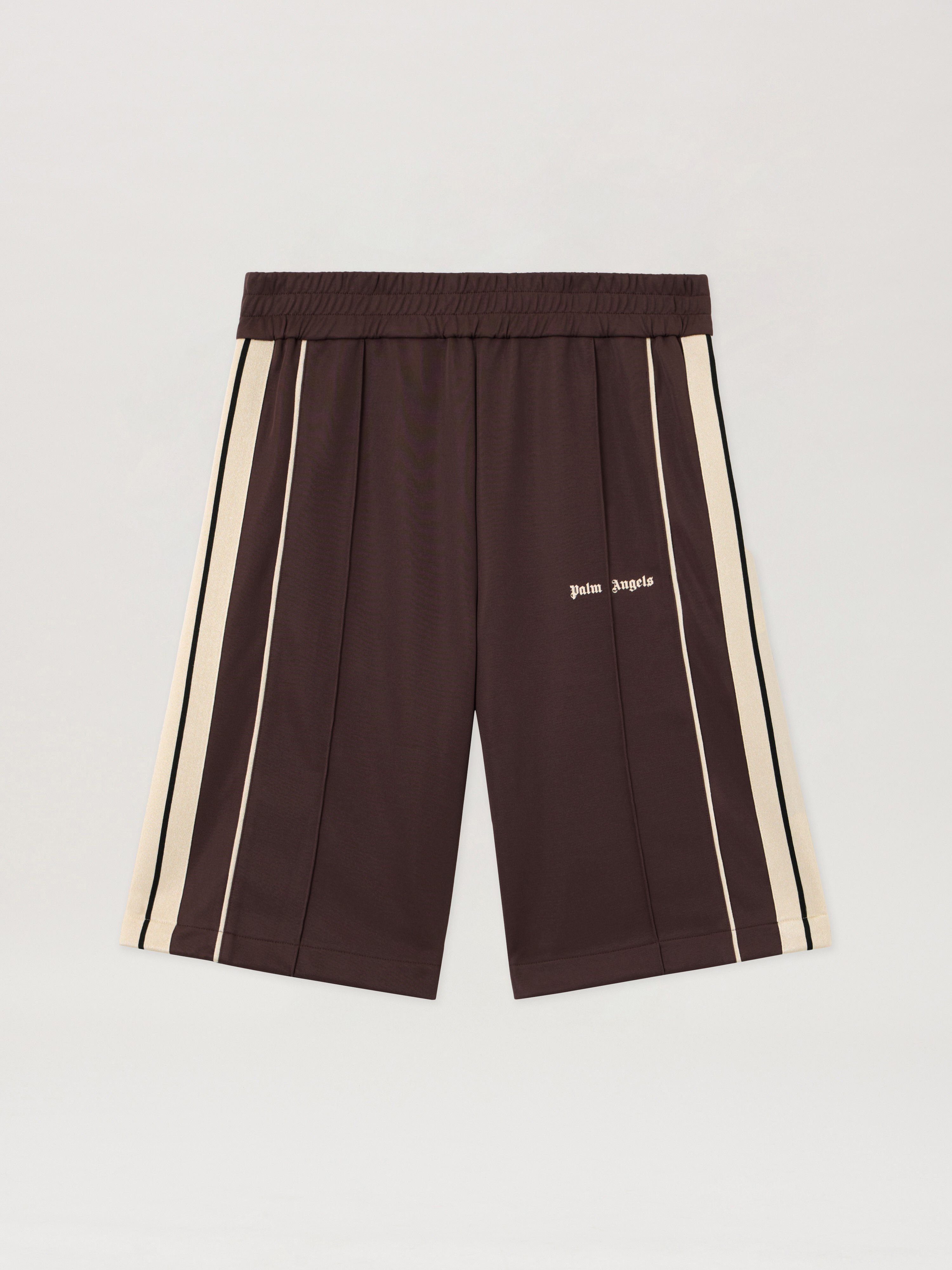 Classic Logo Vintage Track Shorts in BROWN OFF WHITE for Men