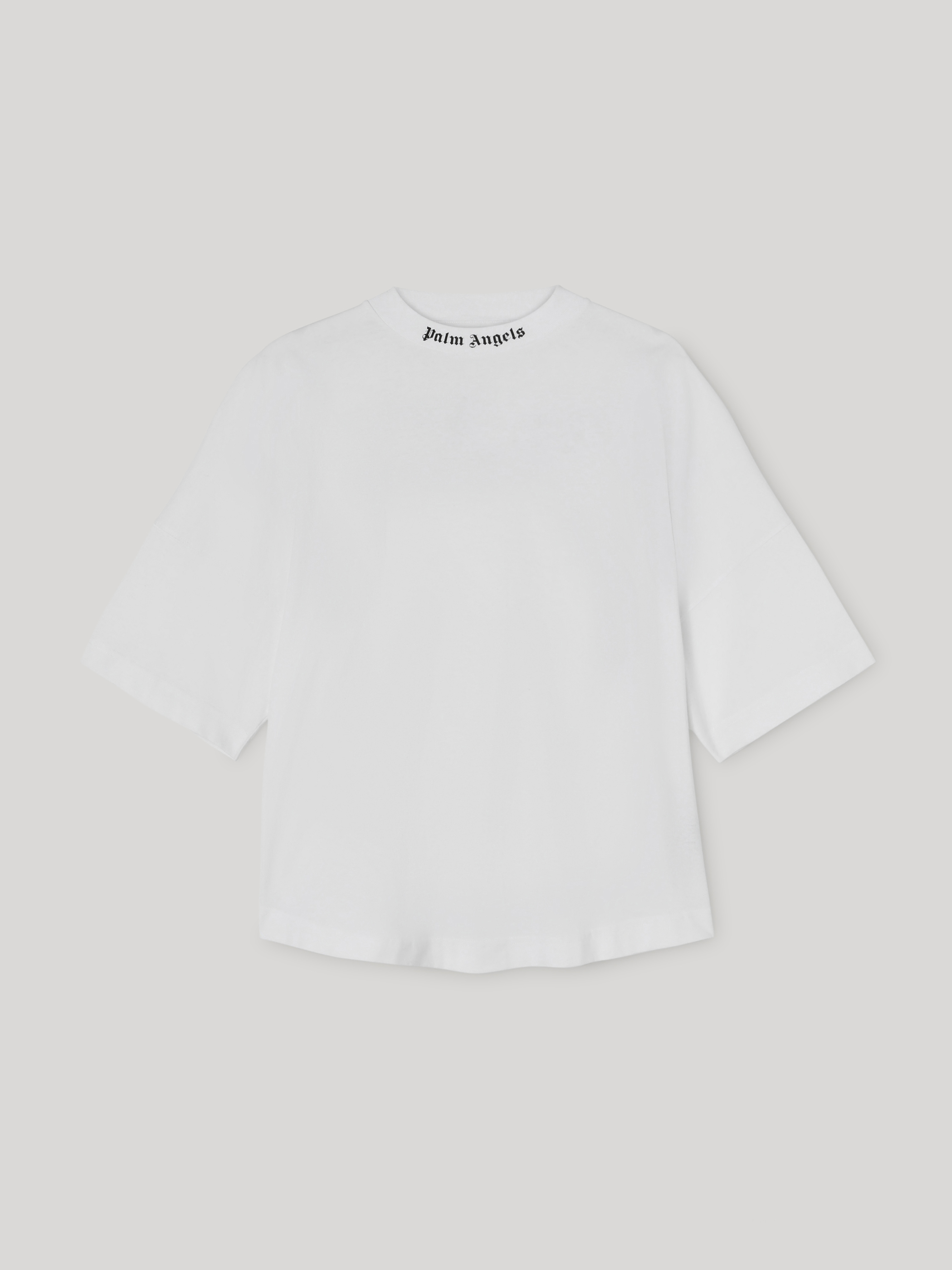 CLASSIC LOGO OVER TEE in WHITE BLACK for Women | Palm Angels®