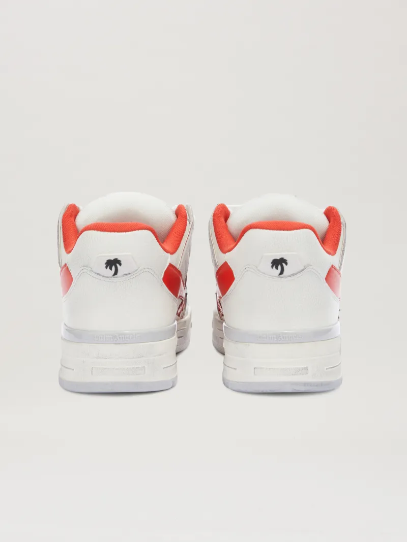Palm Angels Venice Worn Out Sneakers White - Coral R