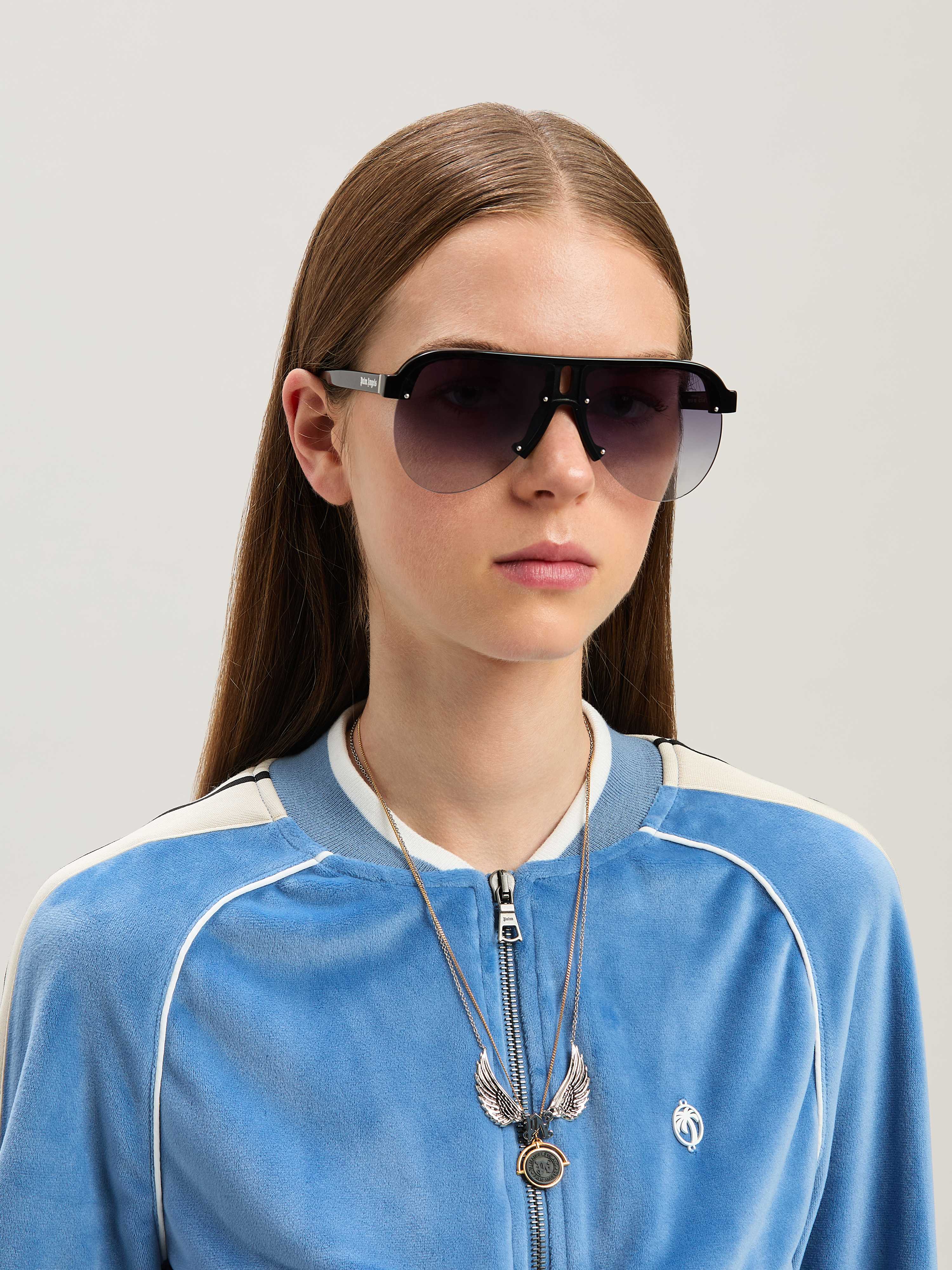 Palm Angels Chenille Oval Palm Track Jacquet