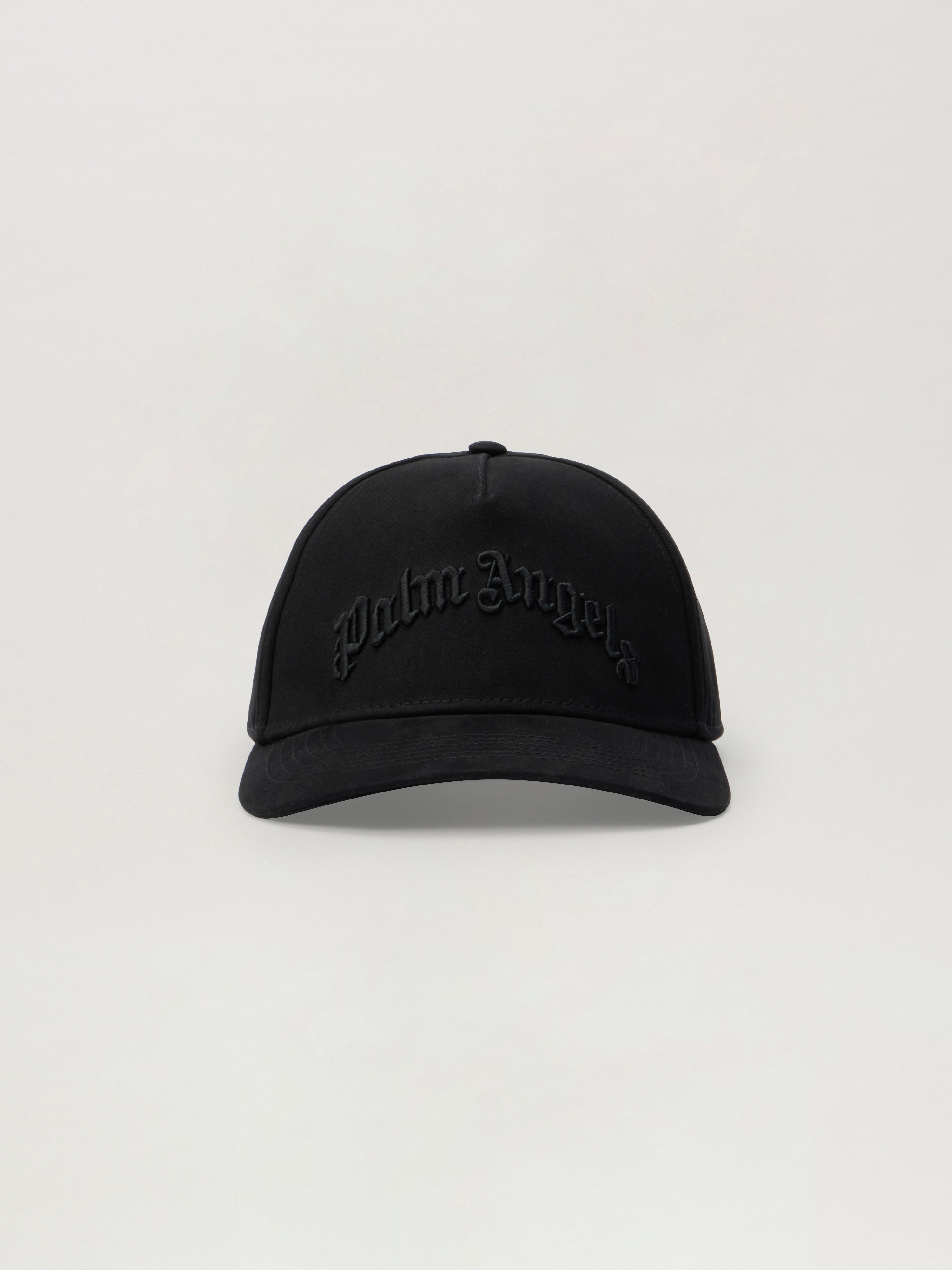 Palm Angels ブラック キャップ CLASSIC LOGO CAP BLACK PALM ANGELS Snap Back Hat New Under Retail 帽子