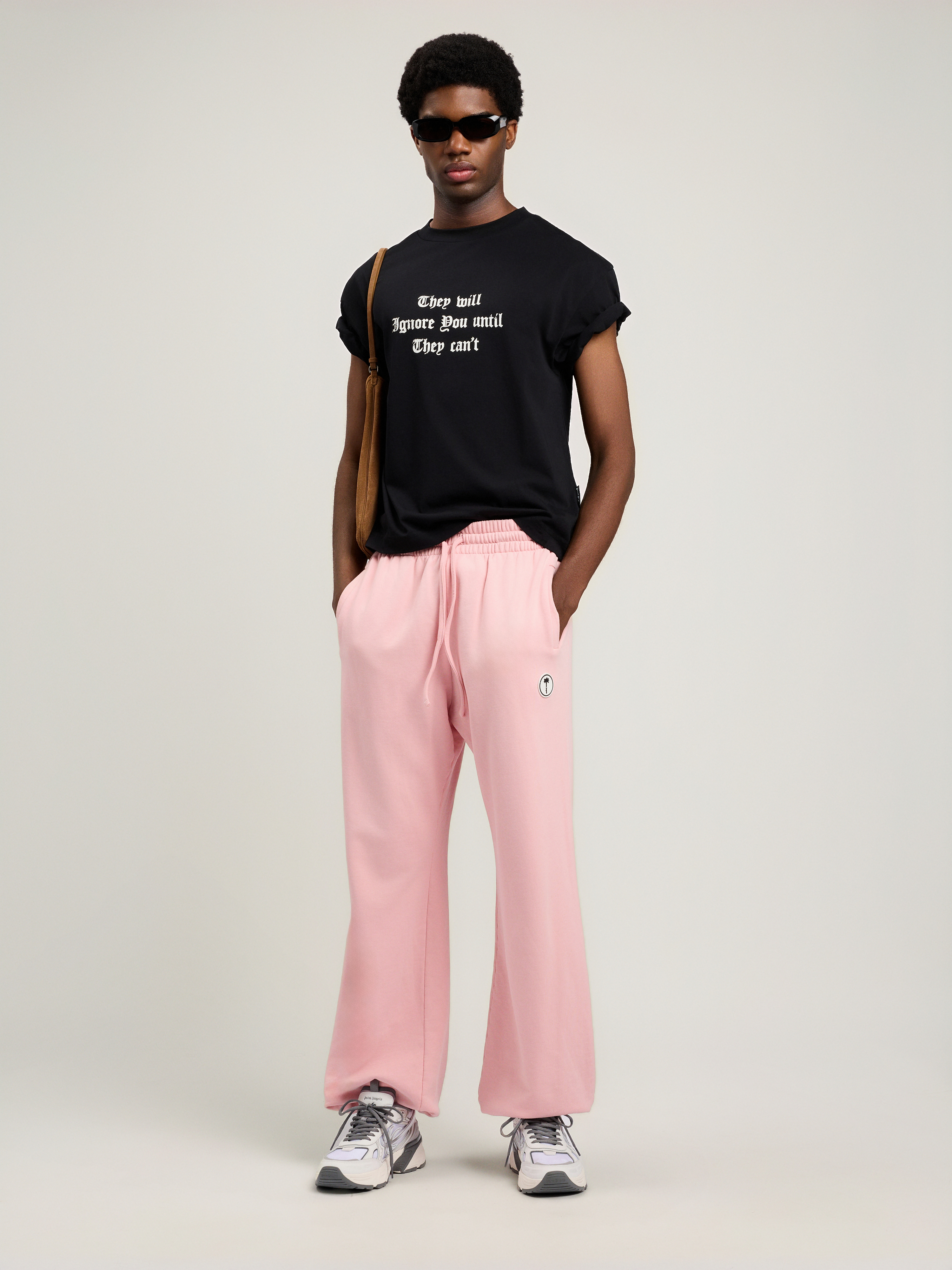 Palm Angels Statement T-shirt In Black