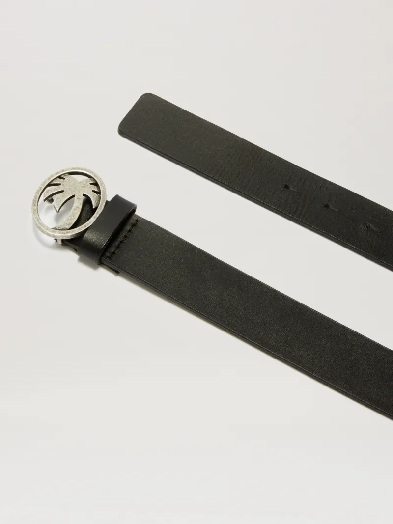 Palm Angels Oval Palm Buckle Belt