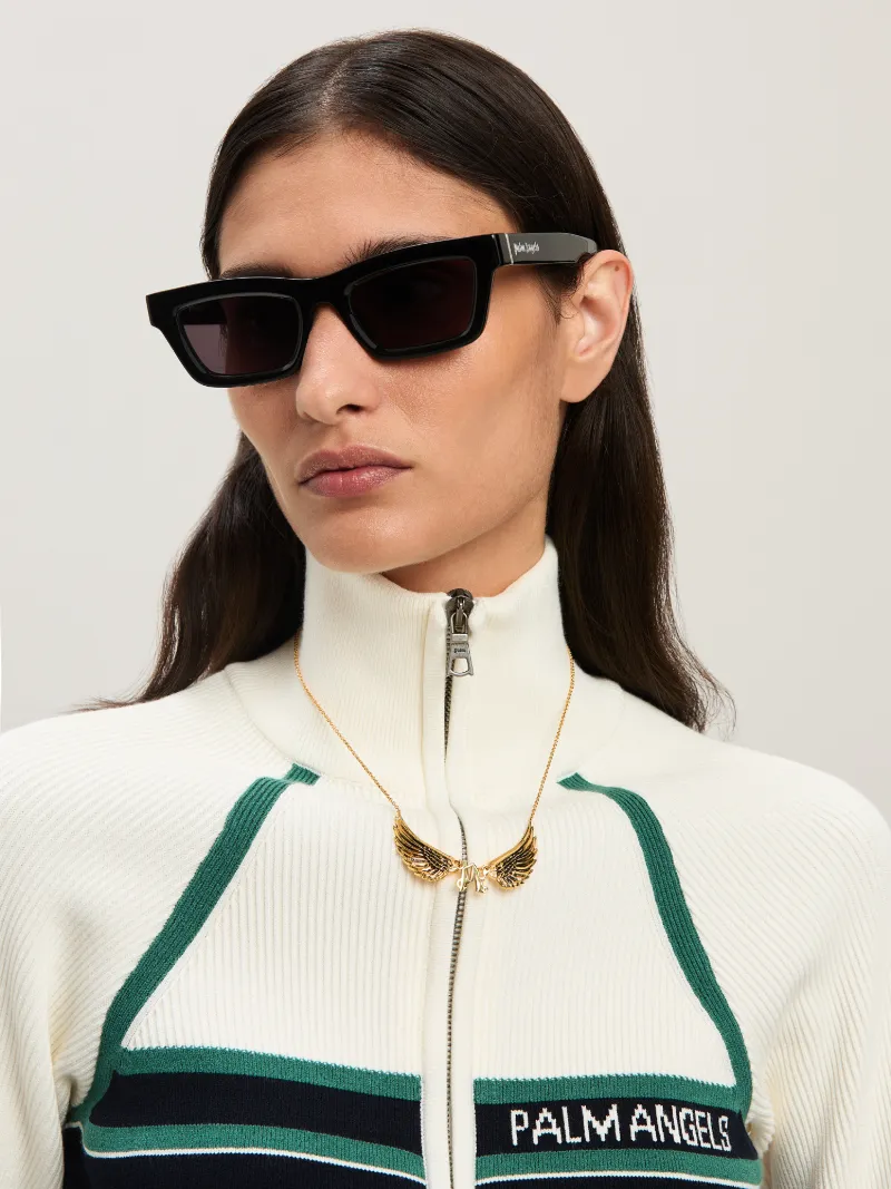 Palm Angels Monogram With Wings Necklace