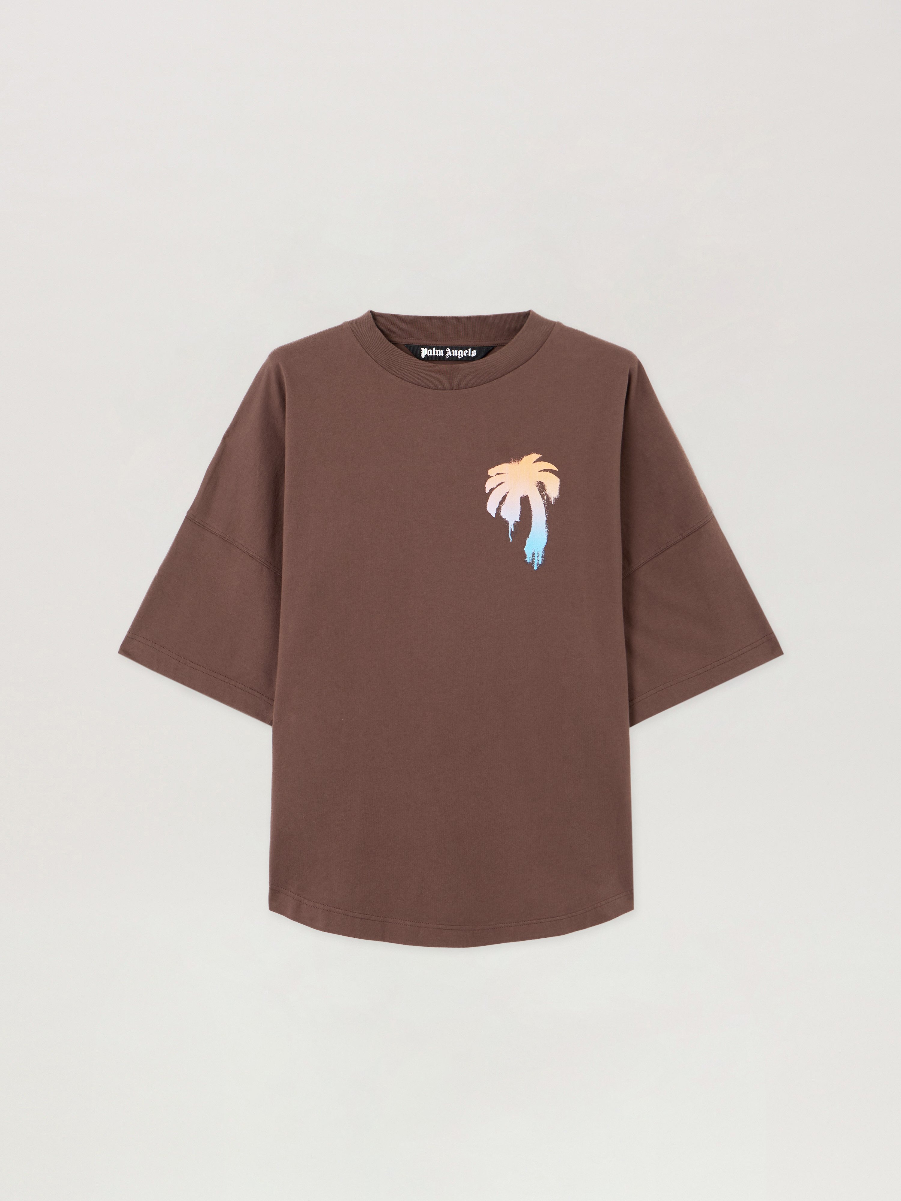 I Love PA Over T-Shirt in BROWN WHITE for Men | Palm Angels®