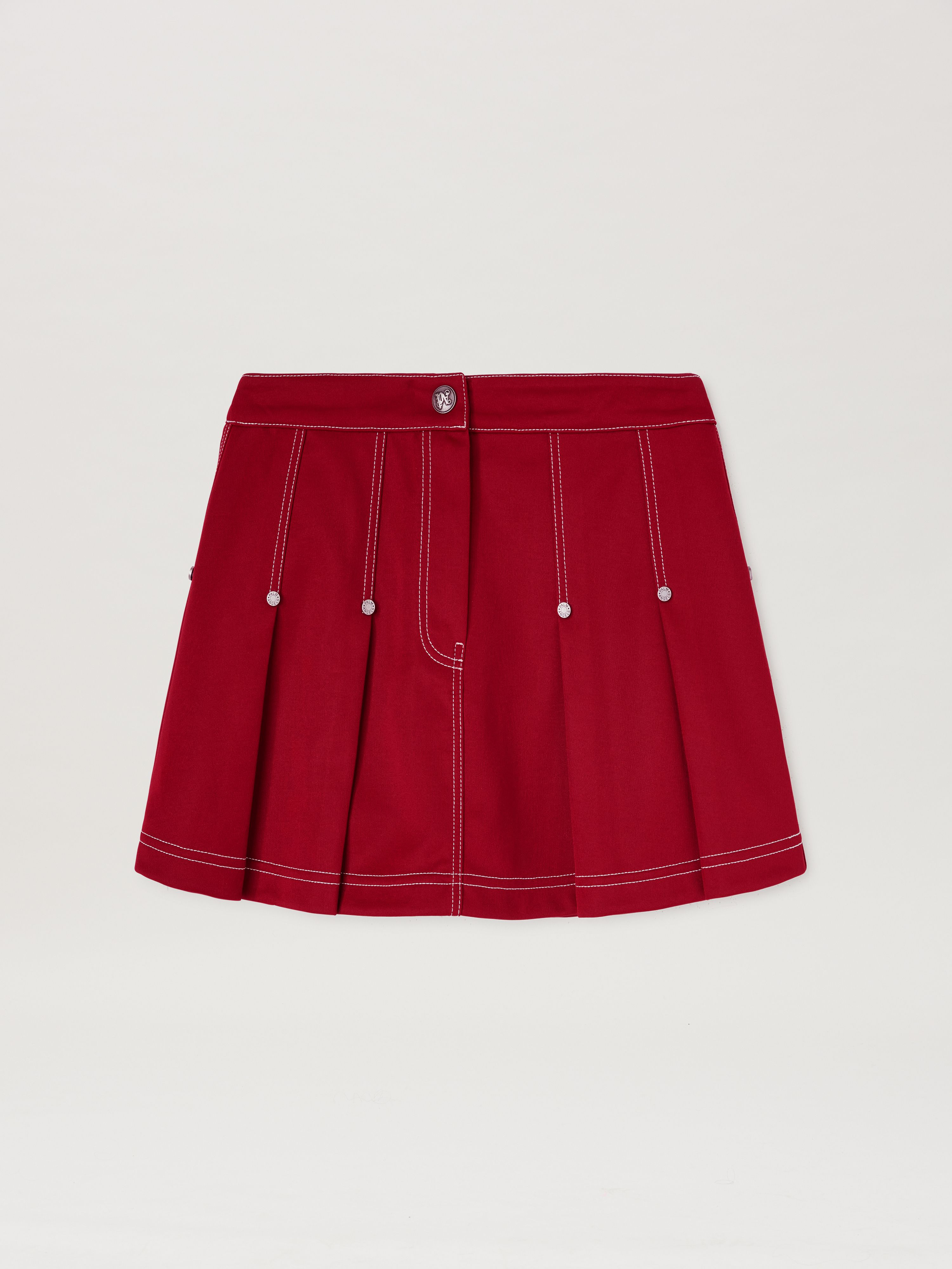 Palm Angels Pleated Mini Skirt