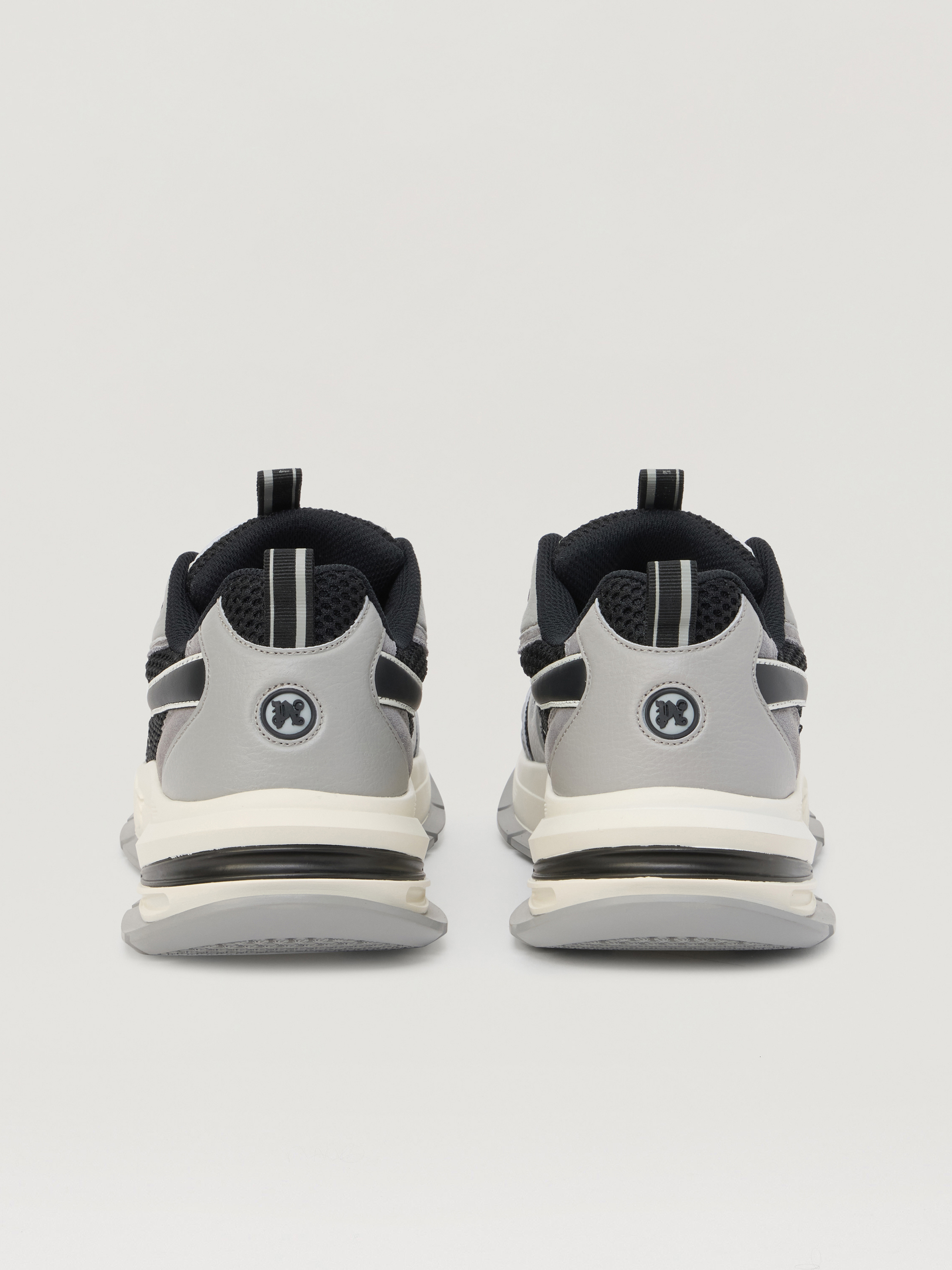 Palm Angels Painted Runner Sneakers In Blue