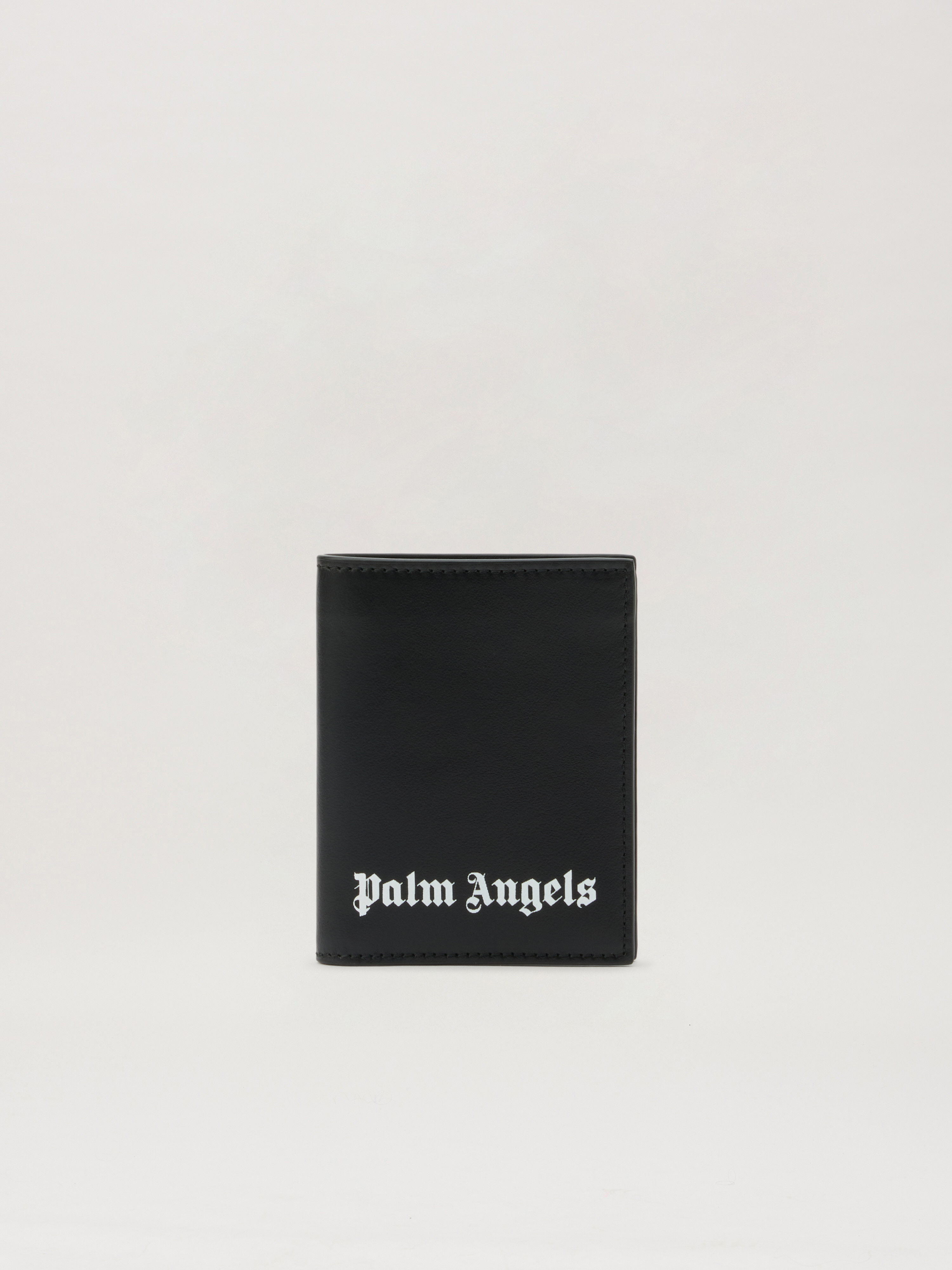  Palm Angels Classic Logo Bifold Wallet Man  Black Off White 