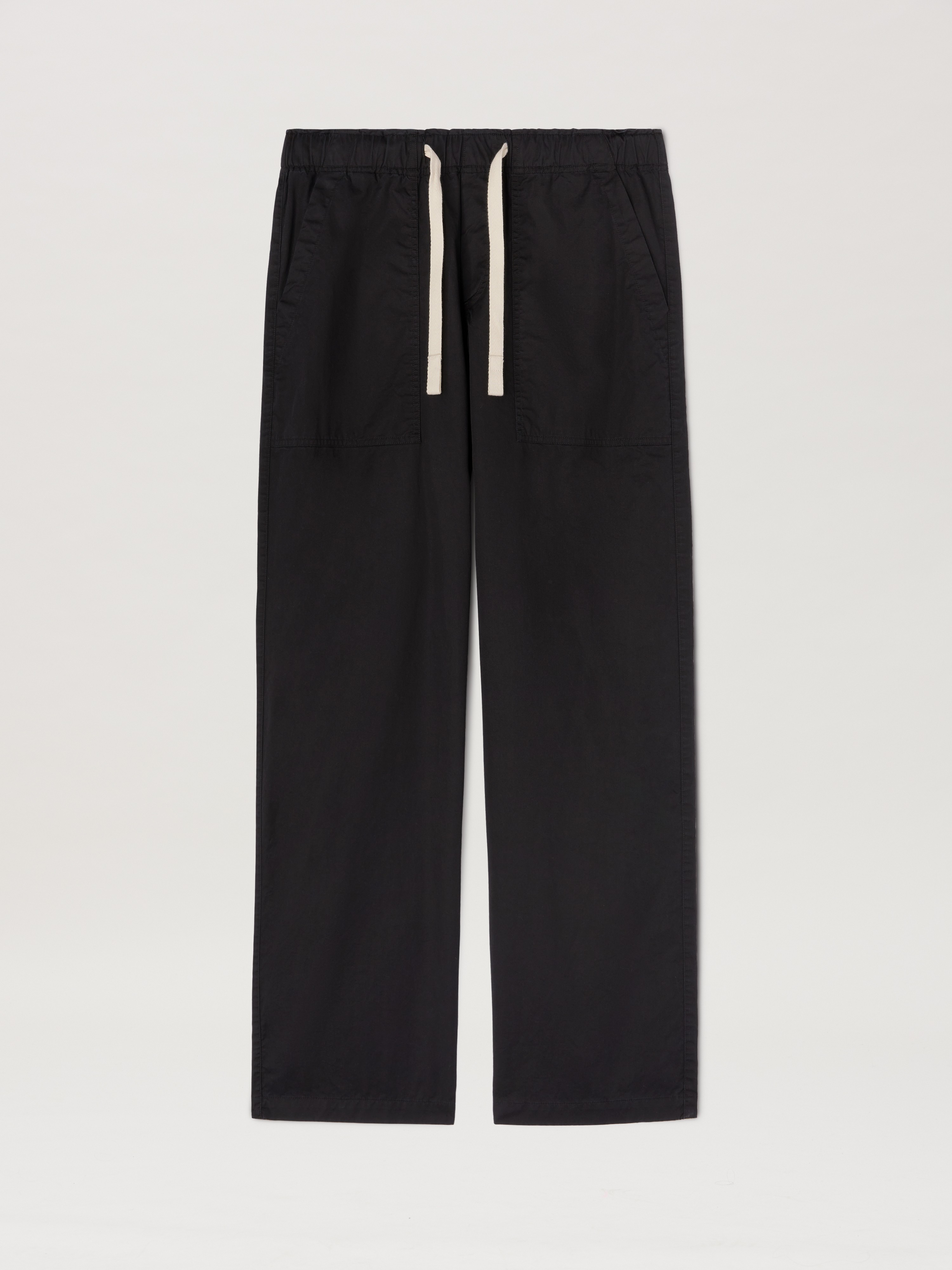 Palm Angels Black Pxp Washed Palm Chino Trousers