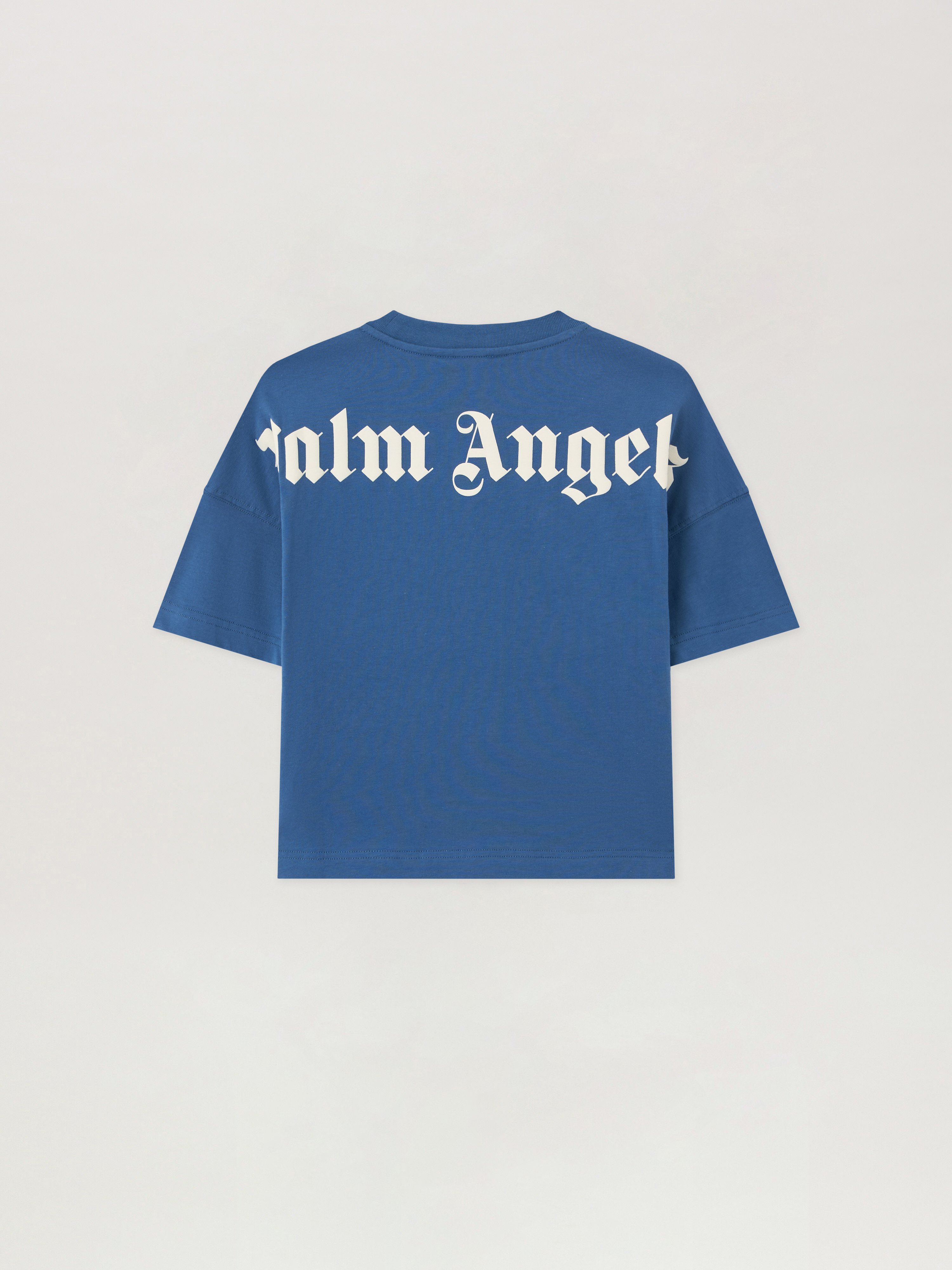  Palm Angels Overlogo Crewneck T-shirt Kids  Blu/blue 