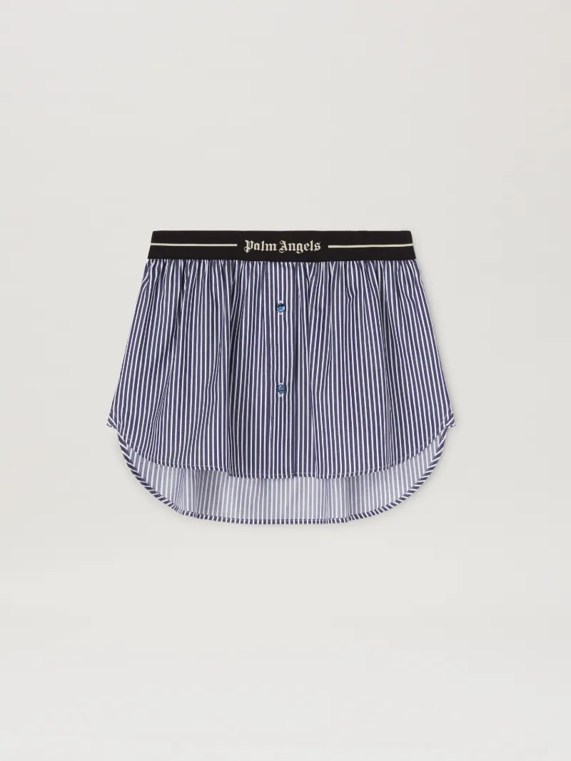 CLASSIC LOGO STRIPED SKIRT NAVY BLUE - O in NAVY BLUE - OFF