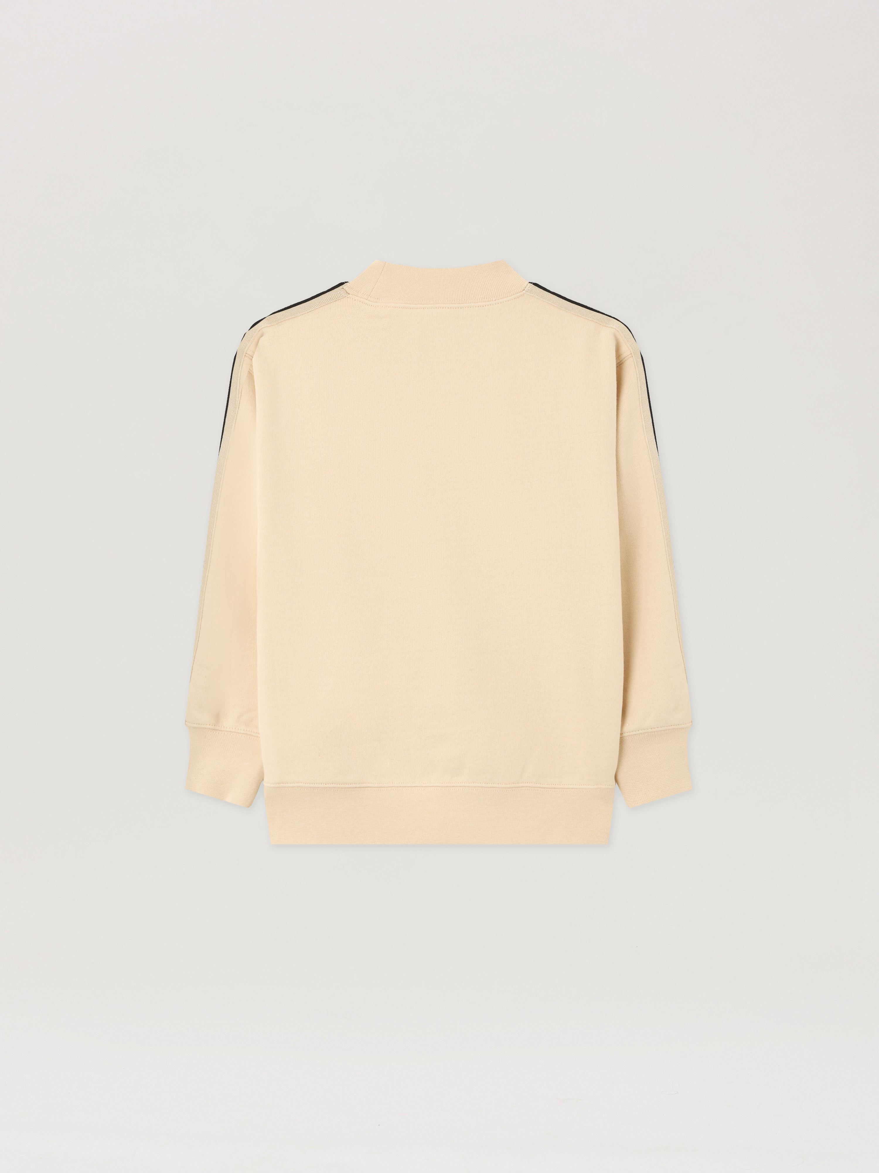  Palm Angels Curved Logo Track Sweatshirt Kids  Sabbia/sand 