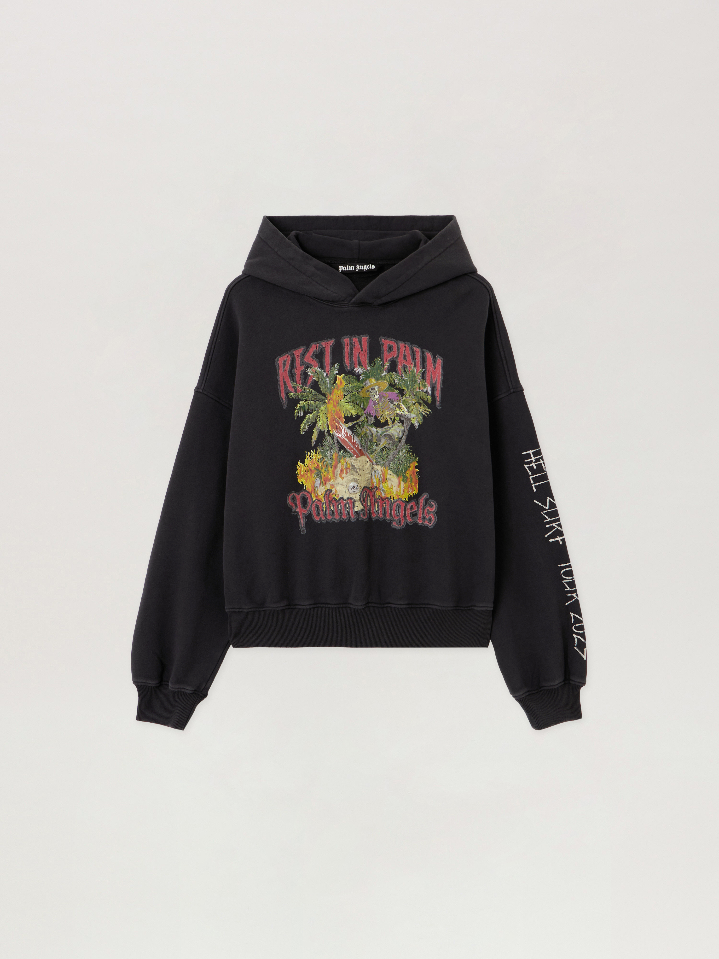 Palm Angels Rest In Palm Loose Hoodie