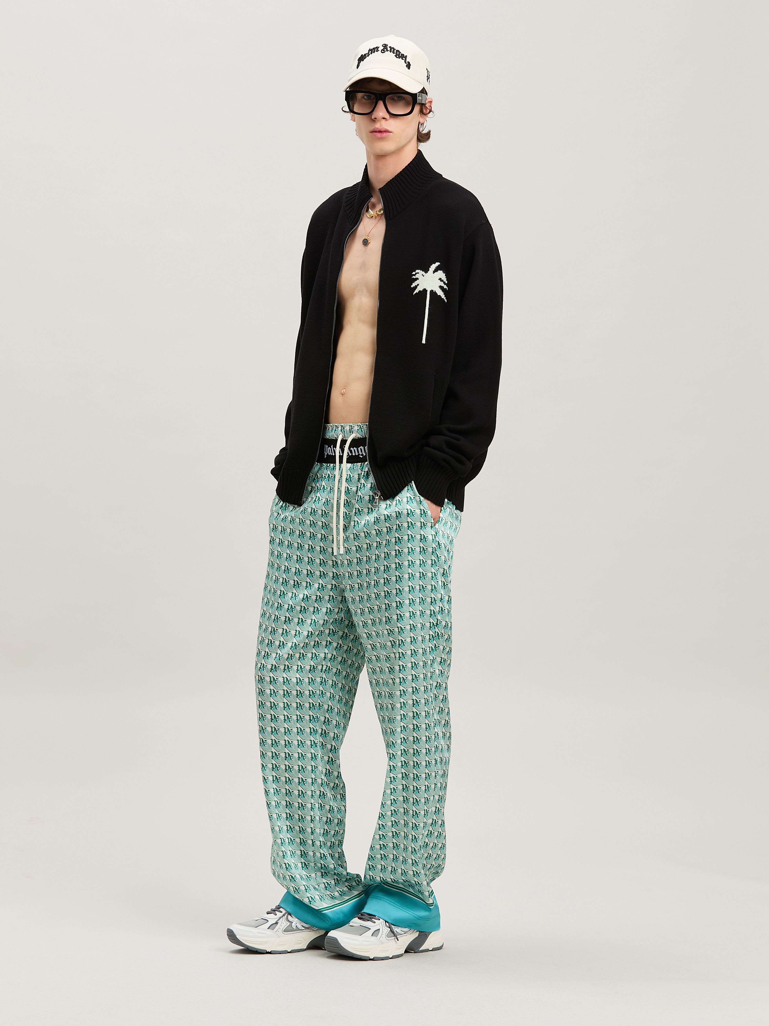 Palm Angels Palm Inlay Knit Jacket