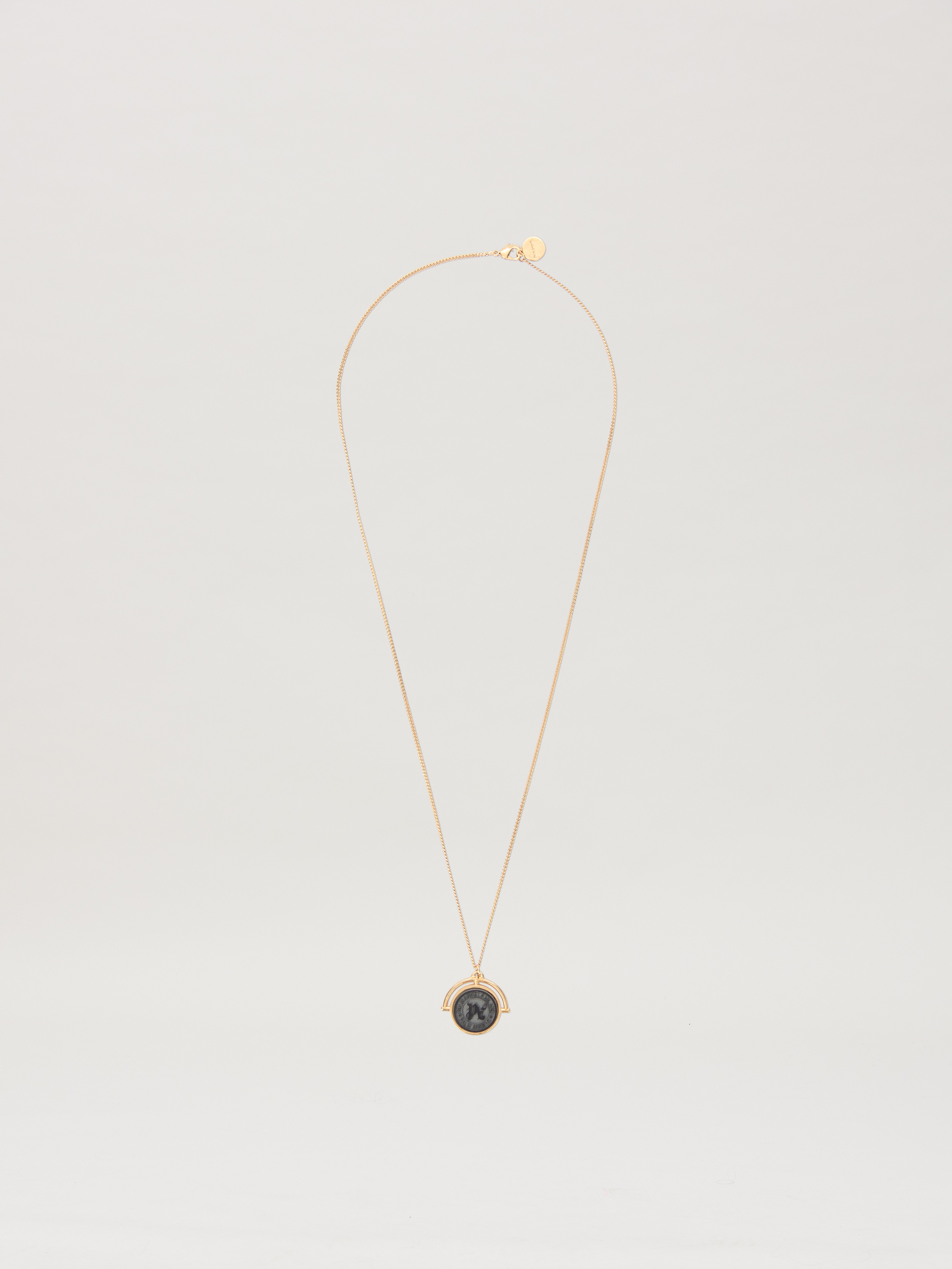 Palm Angels PA STONE EMBLEM NECKLACE