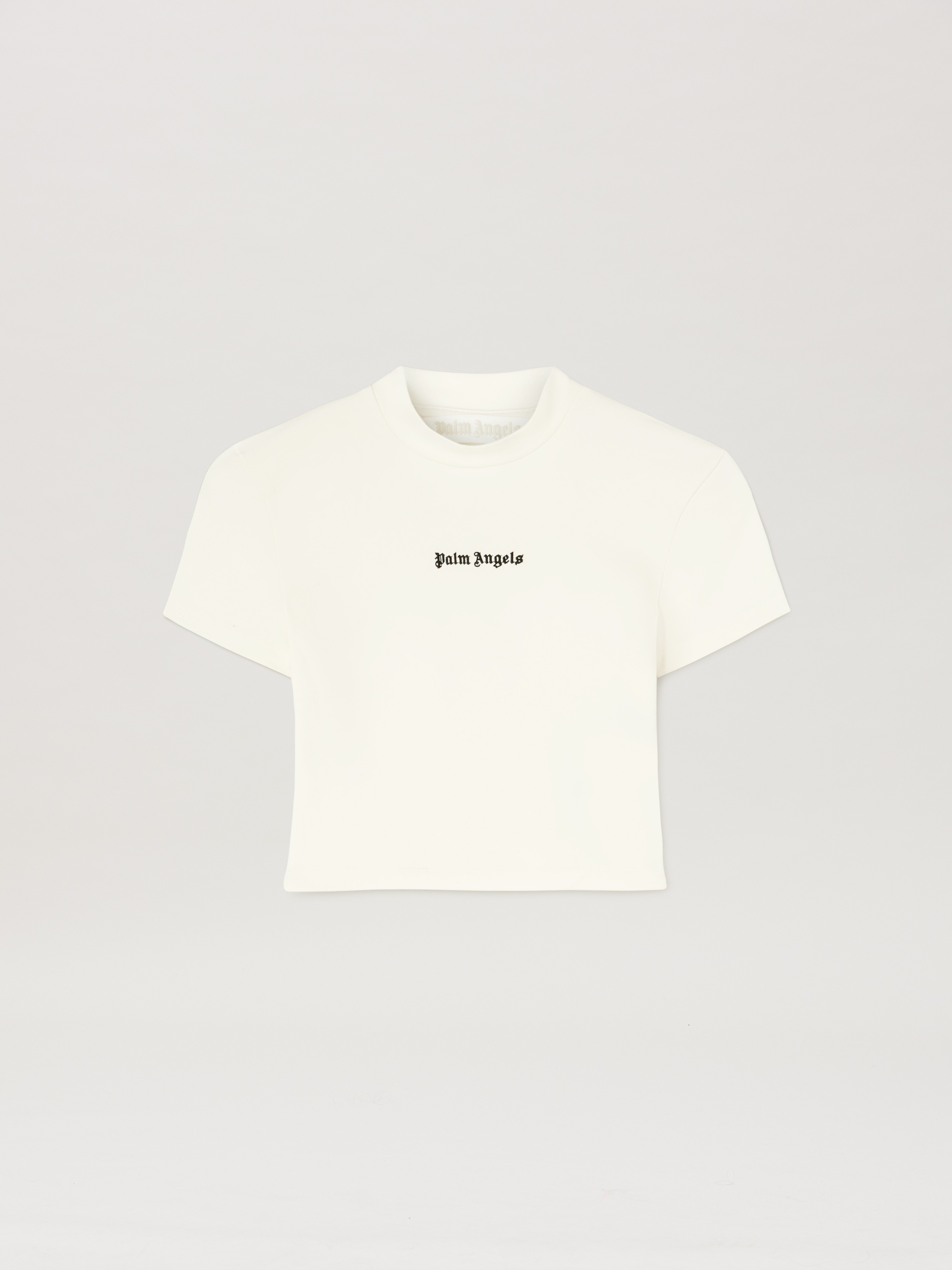 Palm Angels Classic Logo Cropped Baby T-shirt