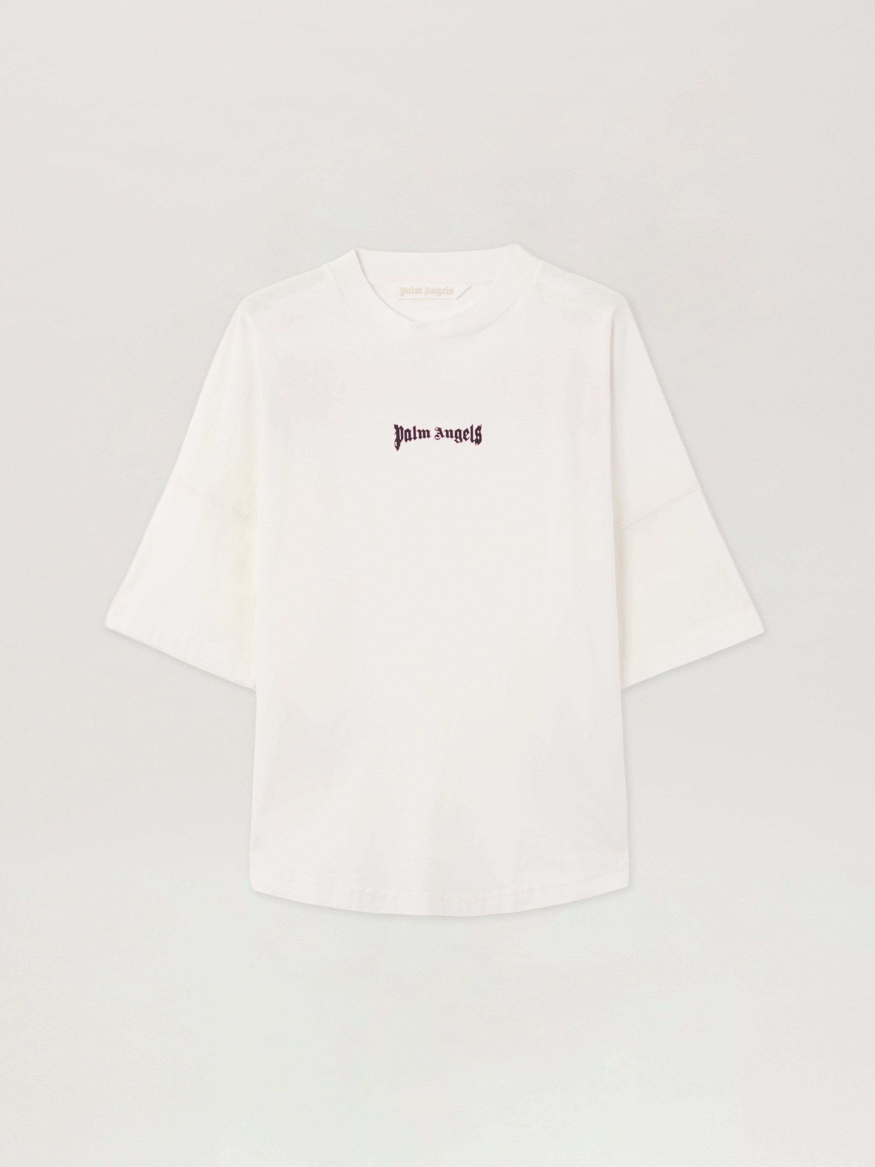 トップス Off-White Outline Logo Over T-Shirt in OFF WHITE BLACK for Women | Palm Angels®